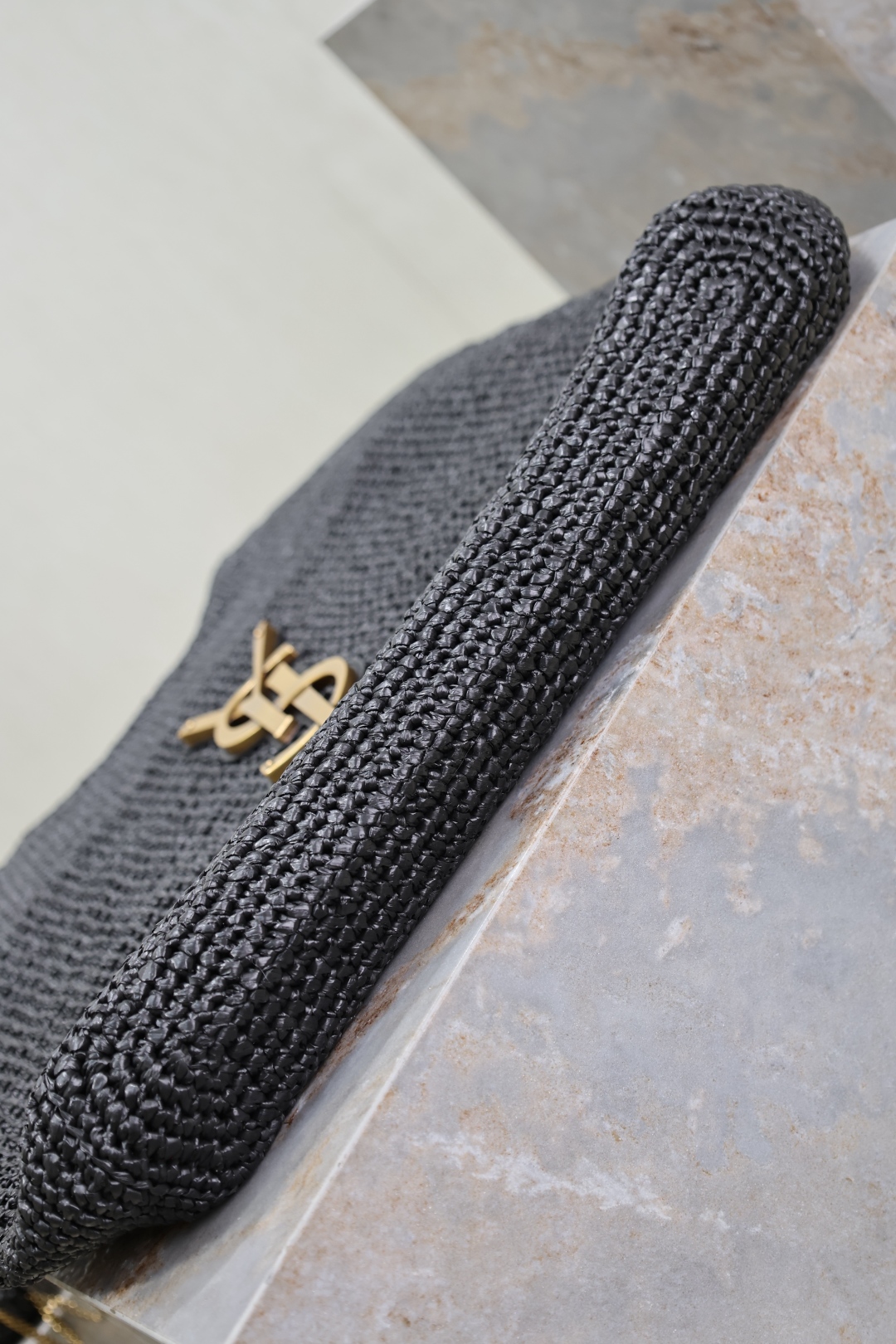 [TOP] Yves Saint Laurent YSL Icare Tote Bag - Black/Khaki