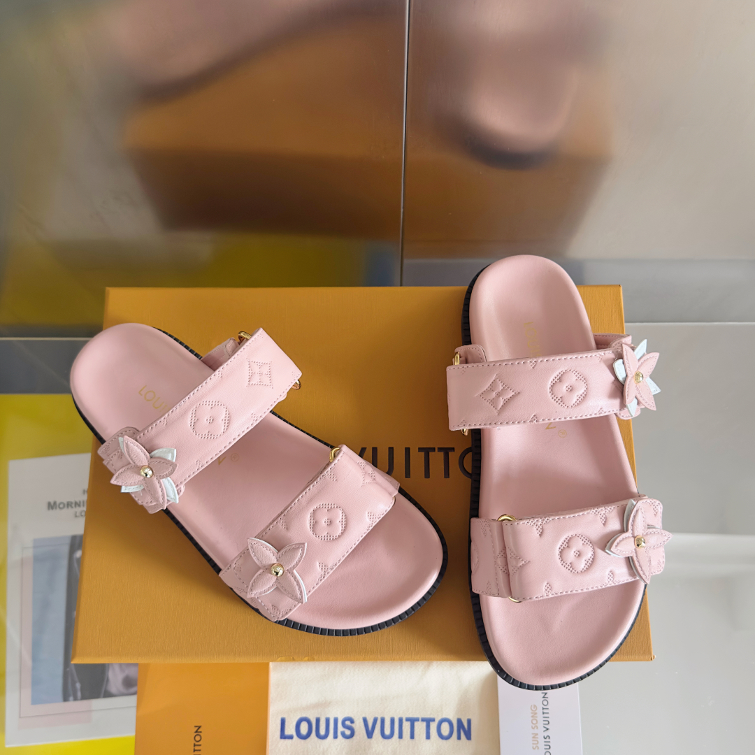 [TOP] Louis Vuitton LV BOM DIA COMFORT Sandals - 3 Colors
