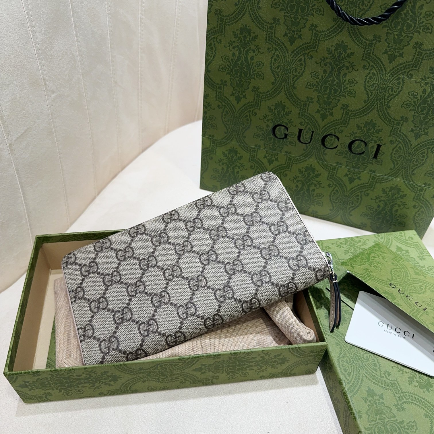 [TOP] GUCCI GG Wallets 19*11*3cm - Two Styles