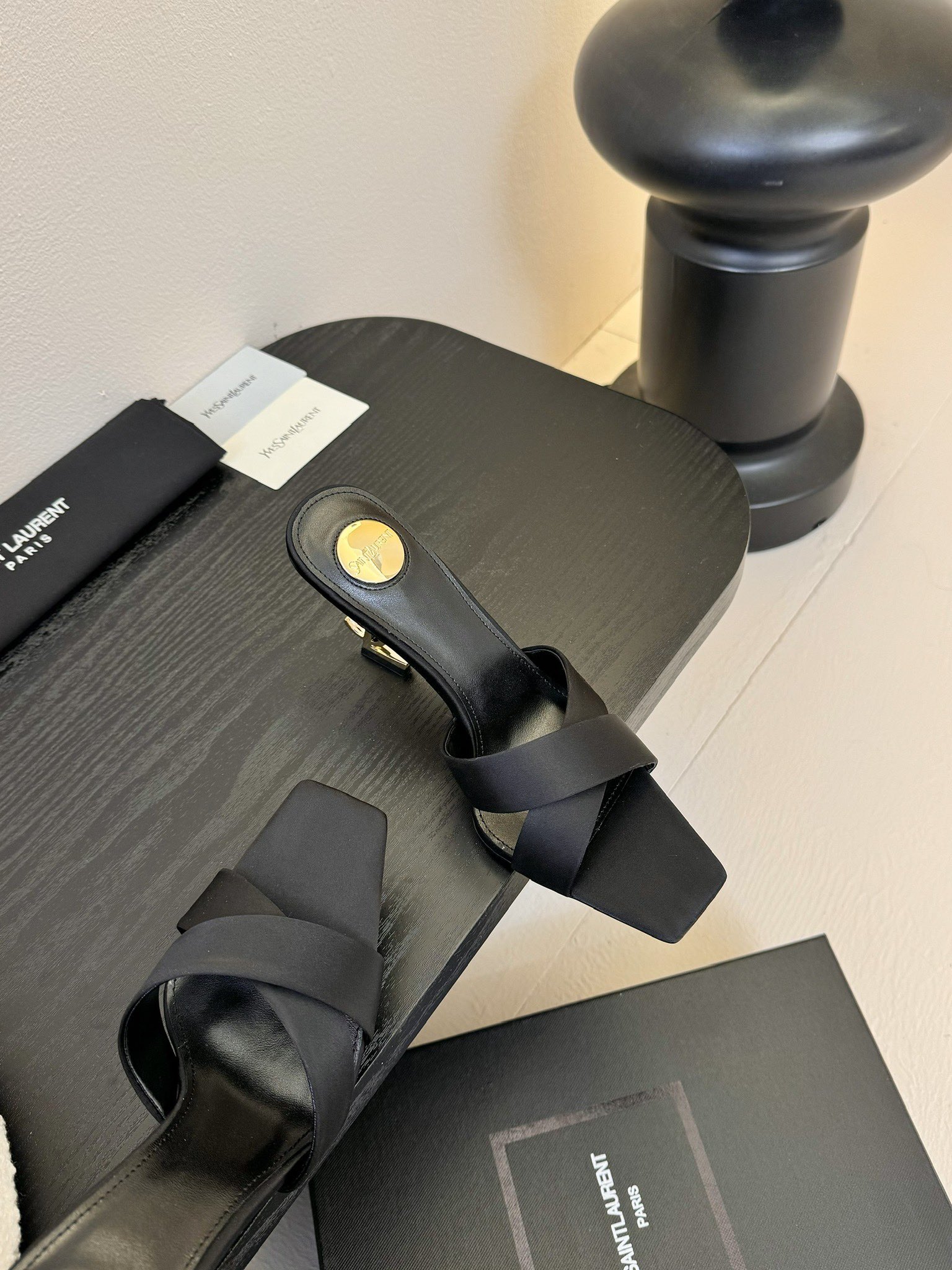 [TOP] Yves Saint Laurent YSL 25ss High-Heeled Sandals - 2 Colours