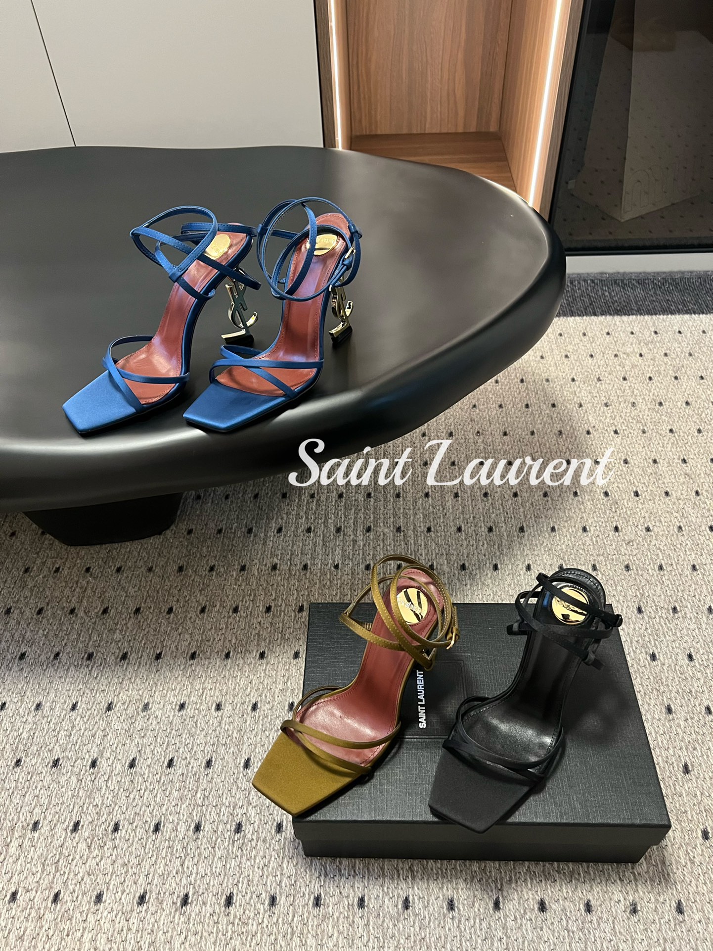 [TOP] Yves Saint Laurent YSL 25ss High-Heeled Sandals - 3 Colours