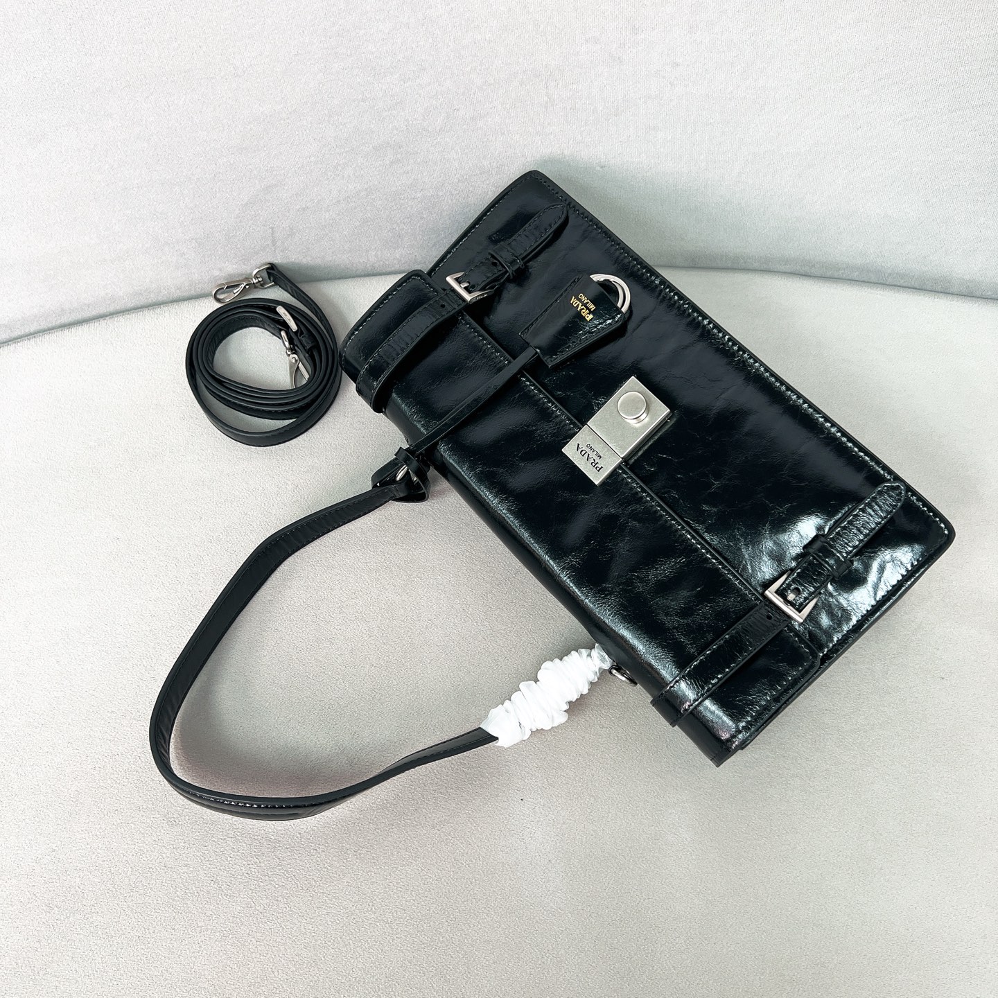 [TOP] PRADA Leather Briefcase 32*16.5*10cm - 3 Colour