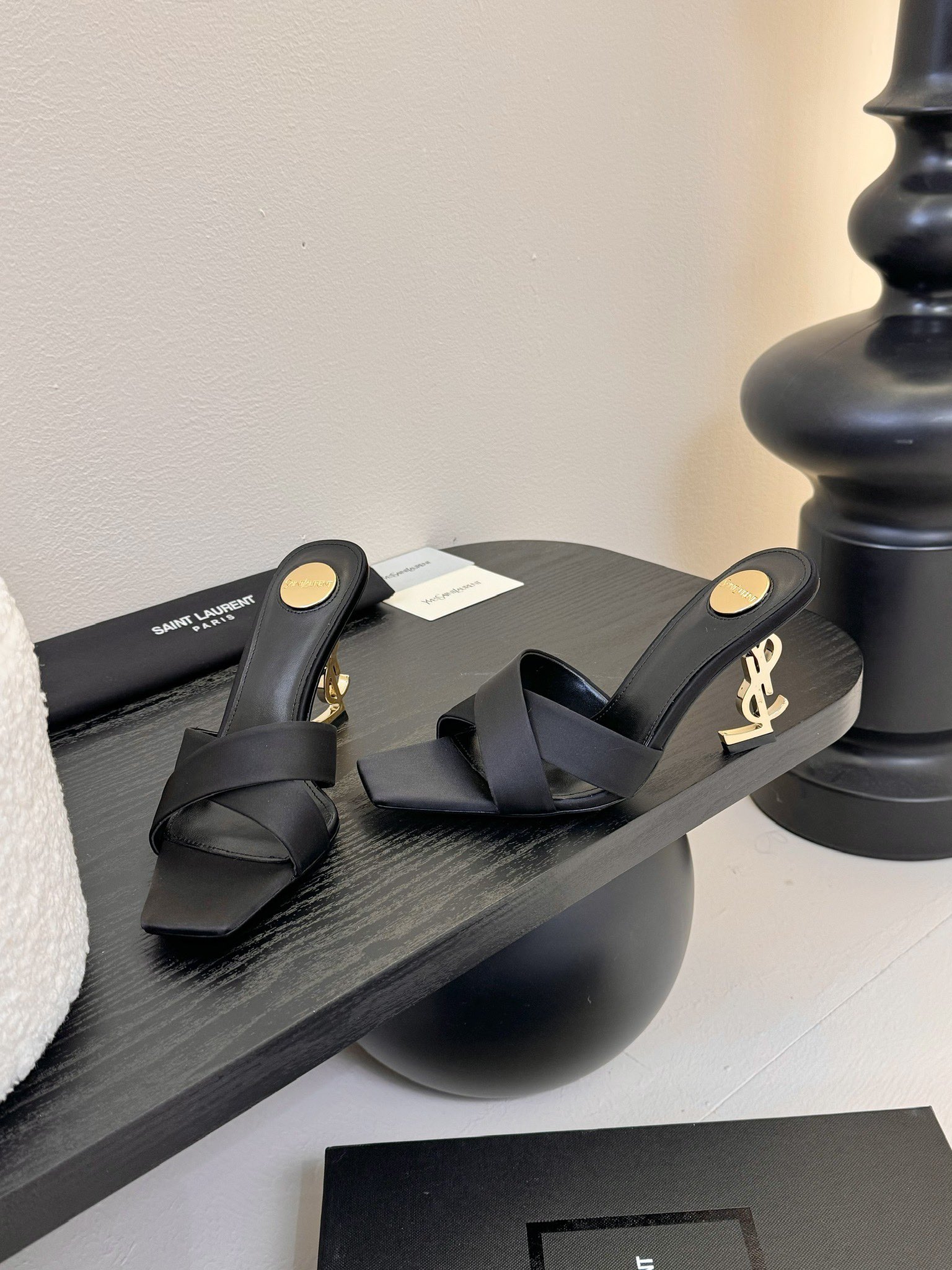 [TOP] Yves Saint Laurent YSL 25ss High-Heeled Sandals - 2 Colours