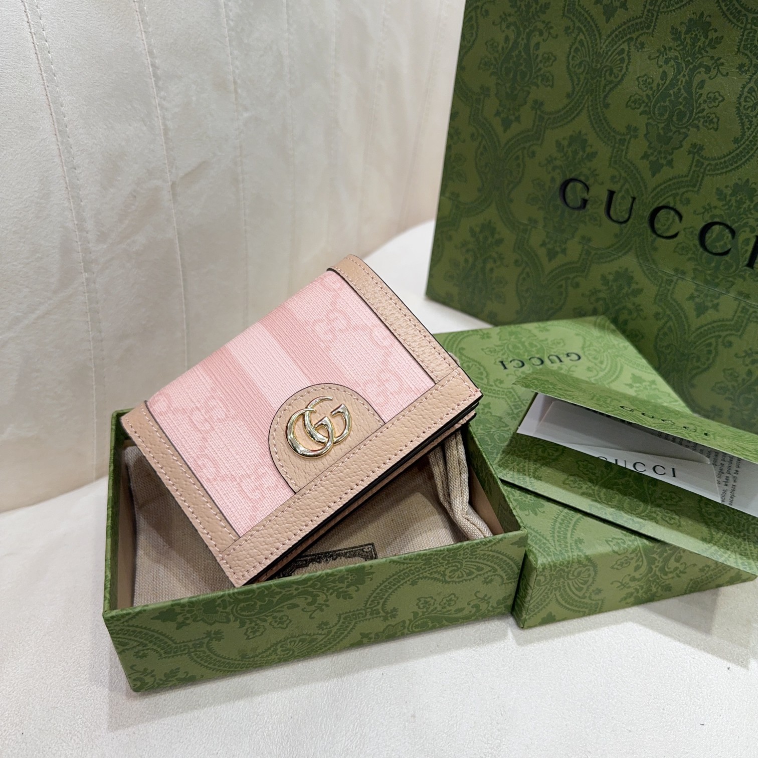 [TOP] GUCCI GG Ophidia Short Wallets 11x9x3cm - 2 Colour