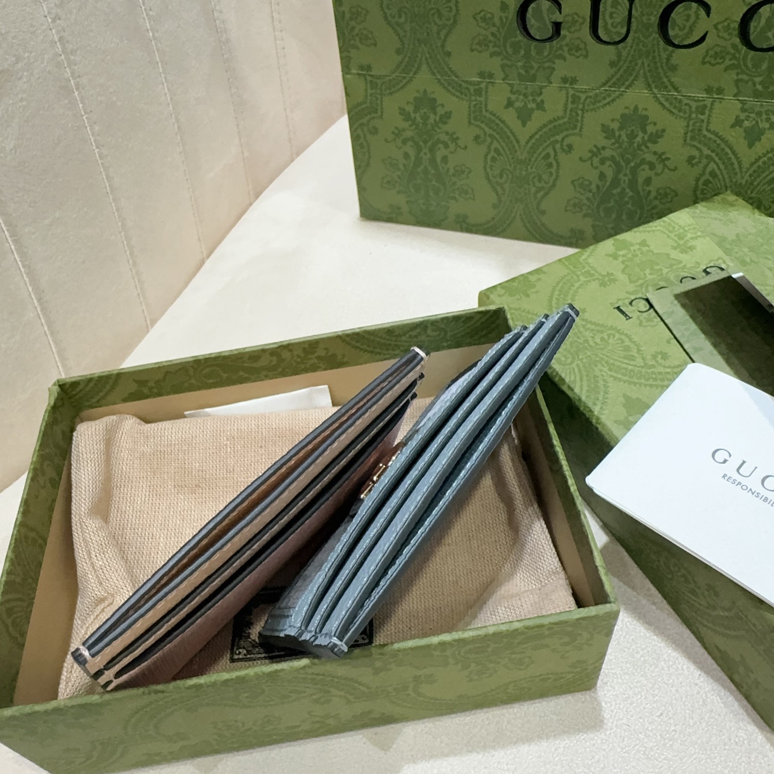 [TOP] GUCCI GG Ophidia Card Bag 10x7cm - 2 Colour