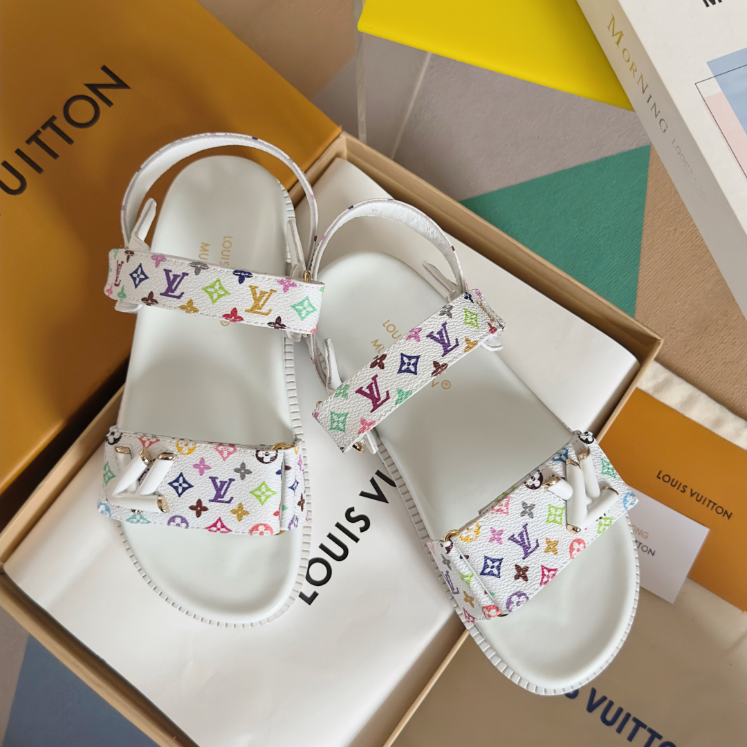 [TOP] Louis Vuitton LV BOM DIA COMFORT Sandals - 2 Colors