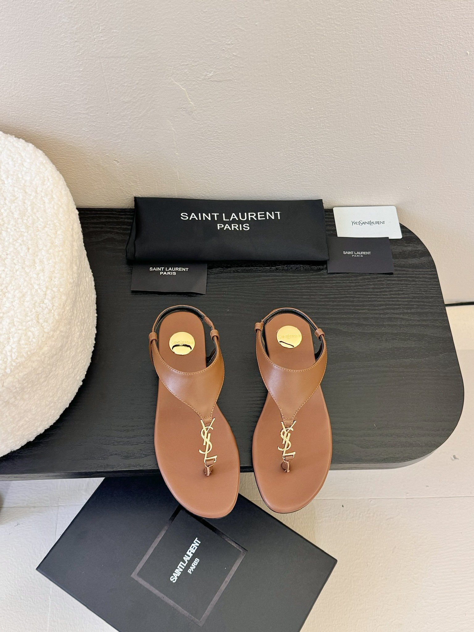 [TOP] Yves Saint Laurent YSL 25ss Sandals - 3 Colors