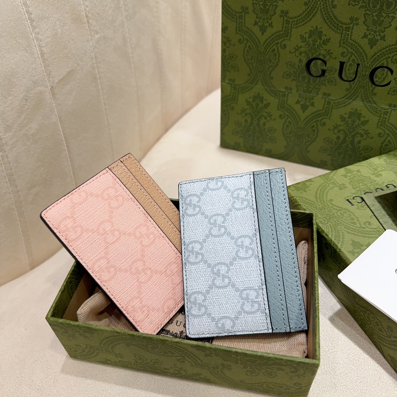 [TOP] GUCCI GG Ophidia Card Bag 10x7cm - 2 Colour