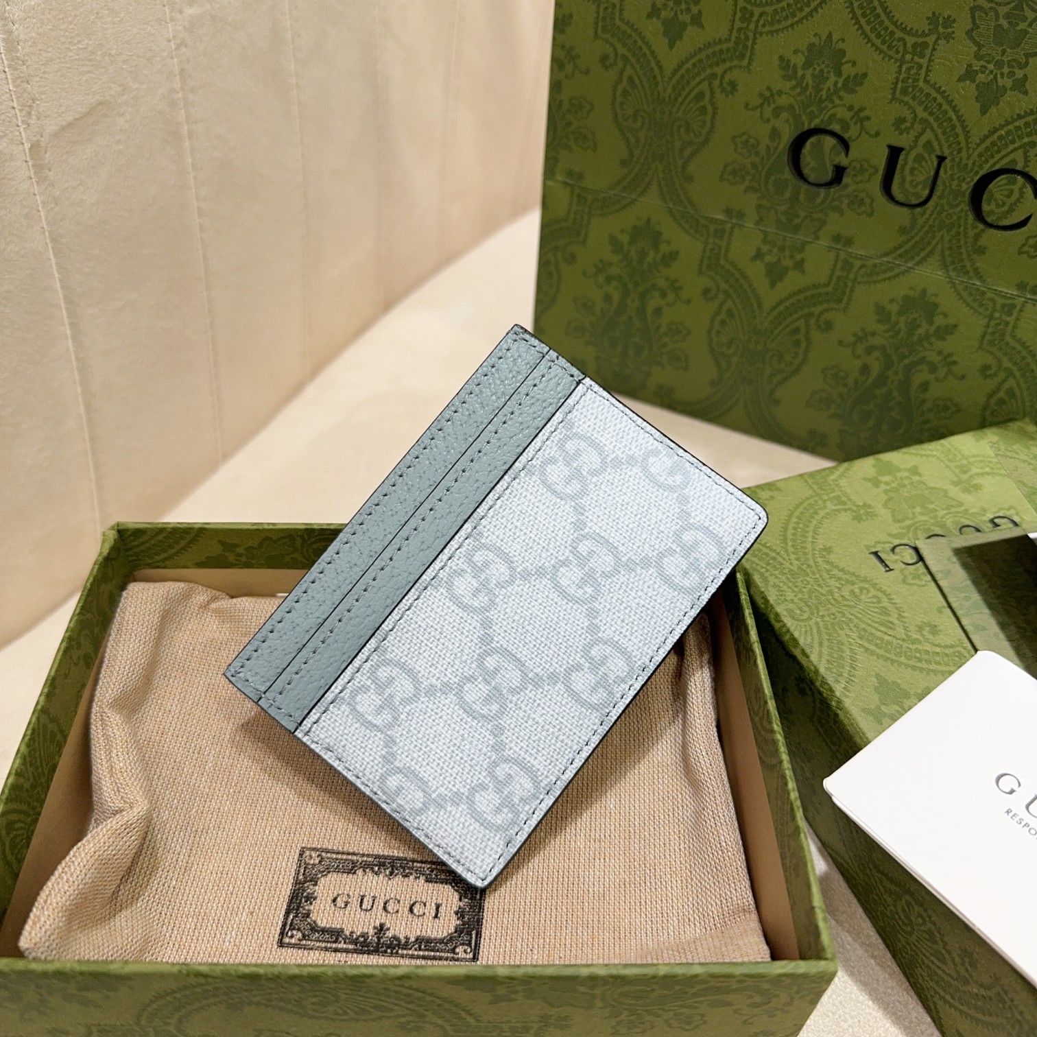 [TOP] GUCCI GG Ophidia Card Bag 10x7cm - 2 Colour