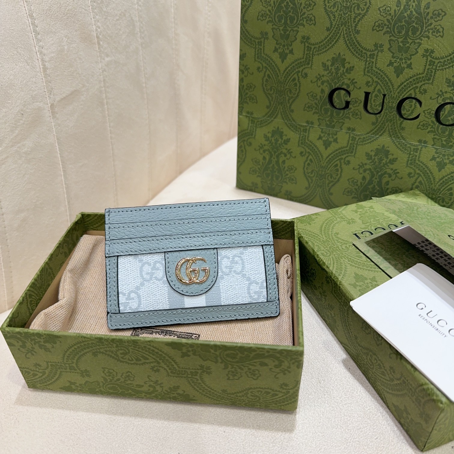 [TOP] GUCCI GG Ophidia Card Bag 10x7cm - 2 Colour