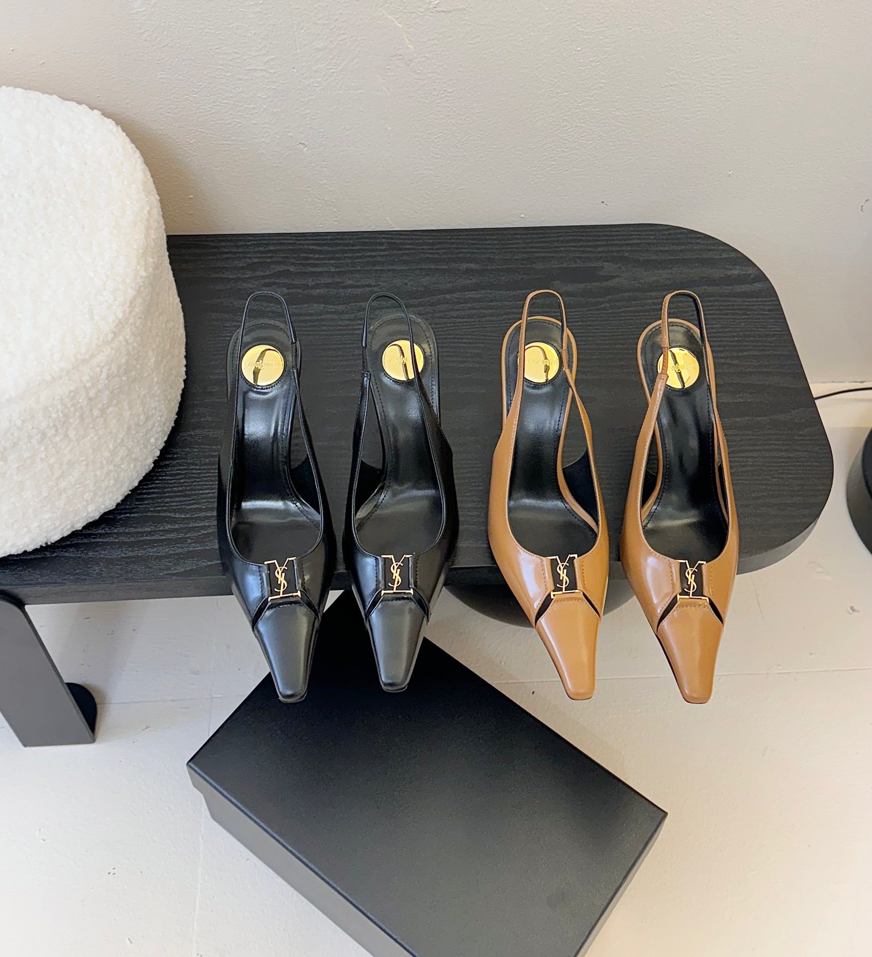 [TOP] Yves Saint Laurent YSL High Heel Pumps - 2 Colors