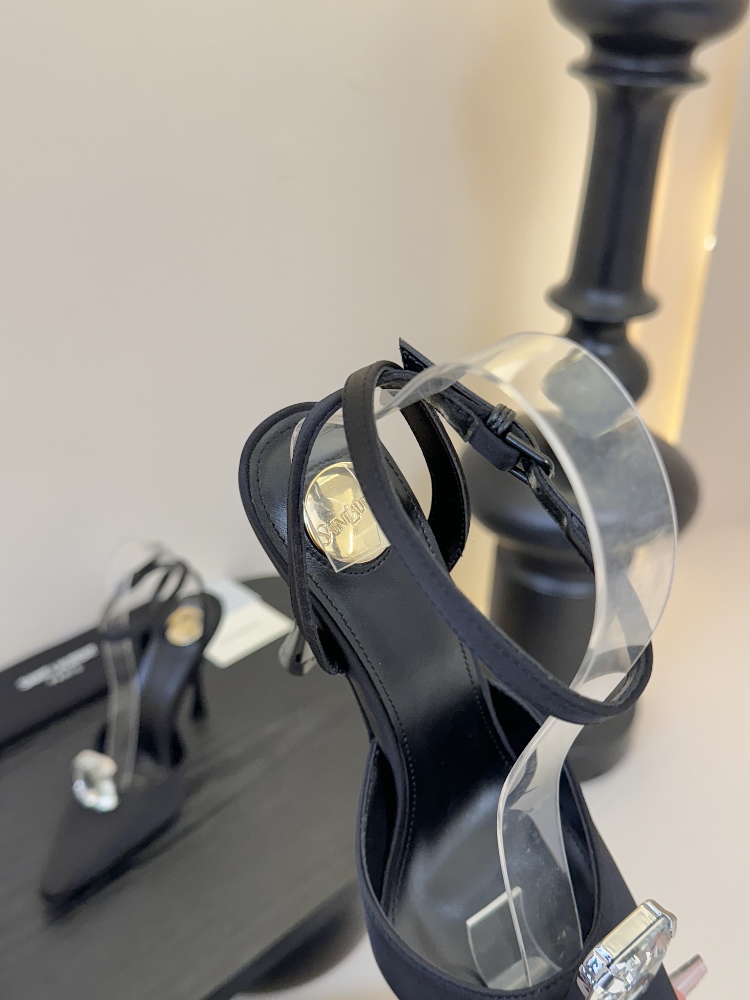 [TOP] Yves Saint Laurent YSL  High Heels - Black