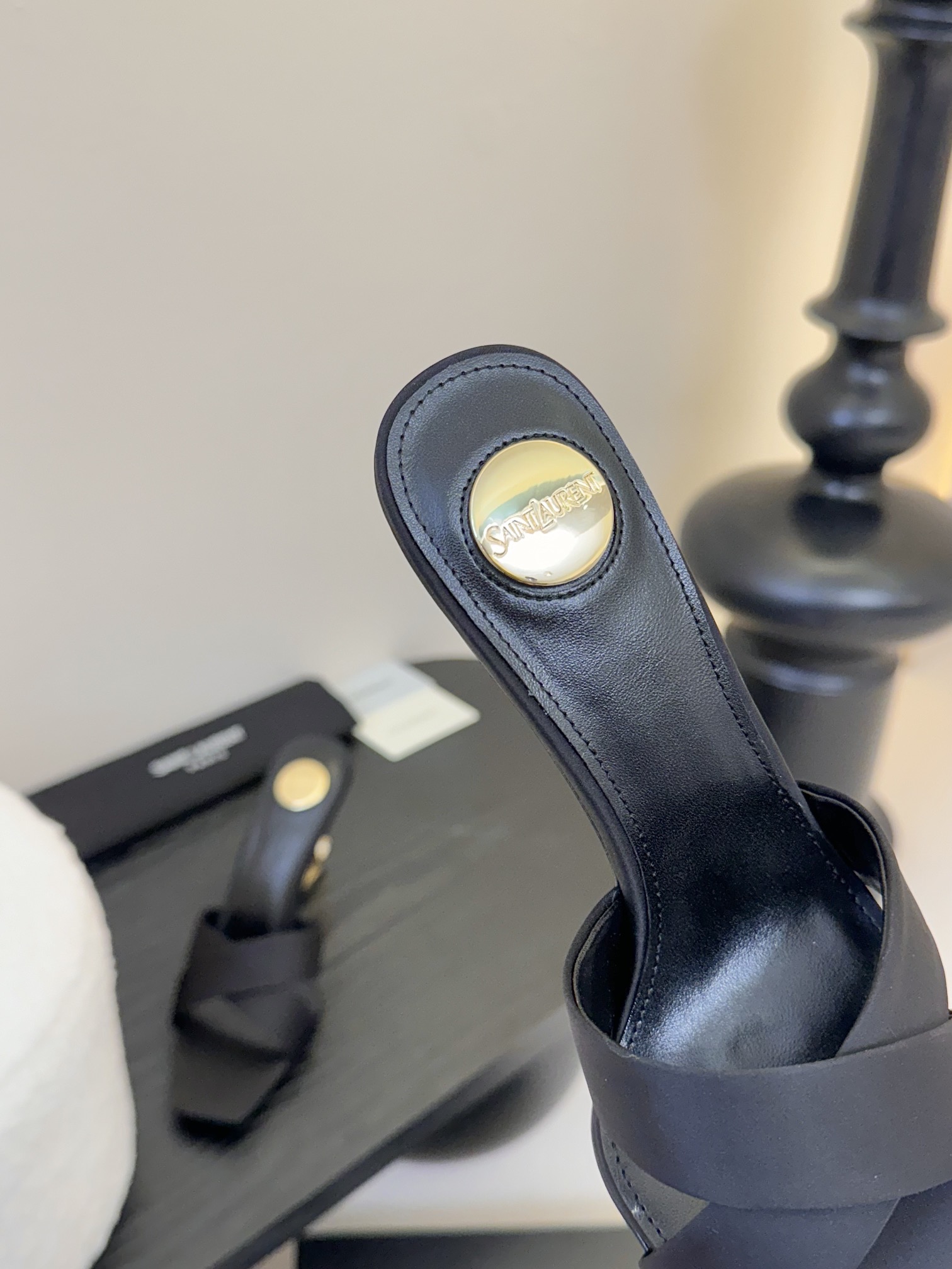 [TOP] Yves Saint Laurent YSL 25ss High-Heeled Sandals - 2 Colours