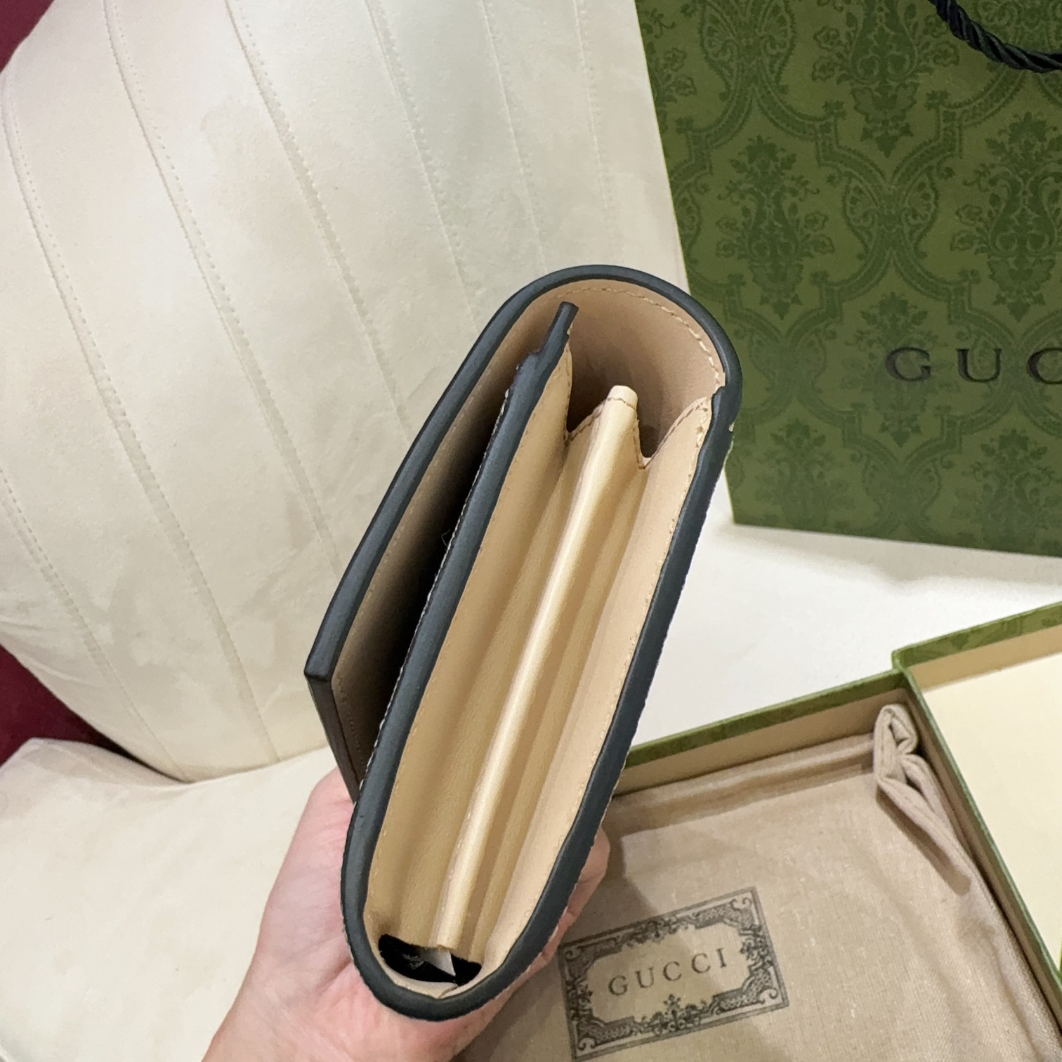 [TOP] GUCCI GG Wallets 19*11*3cm - Two Styles