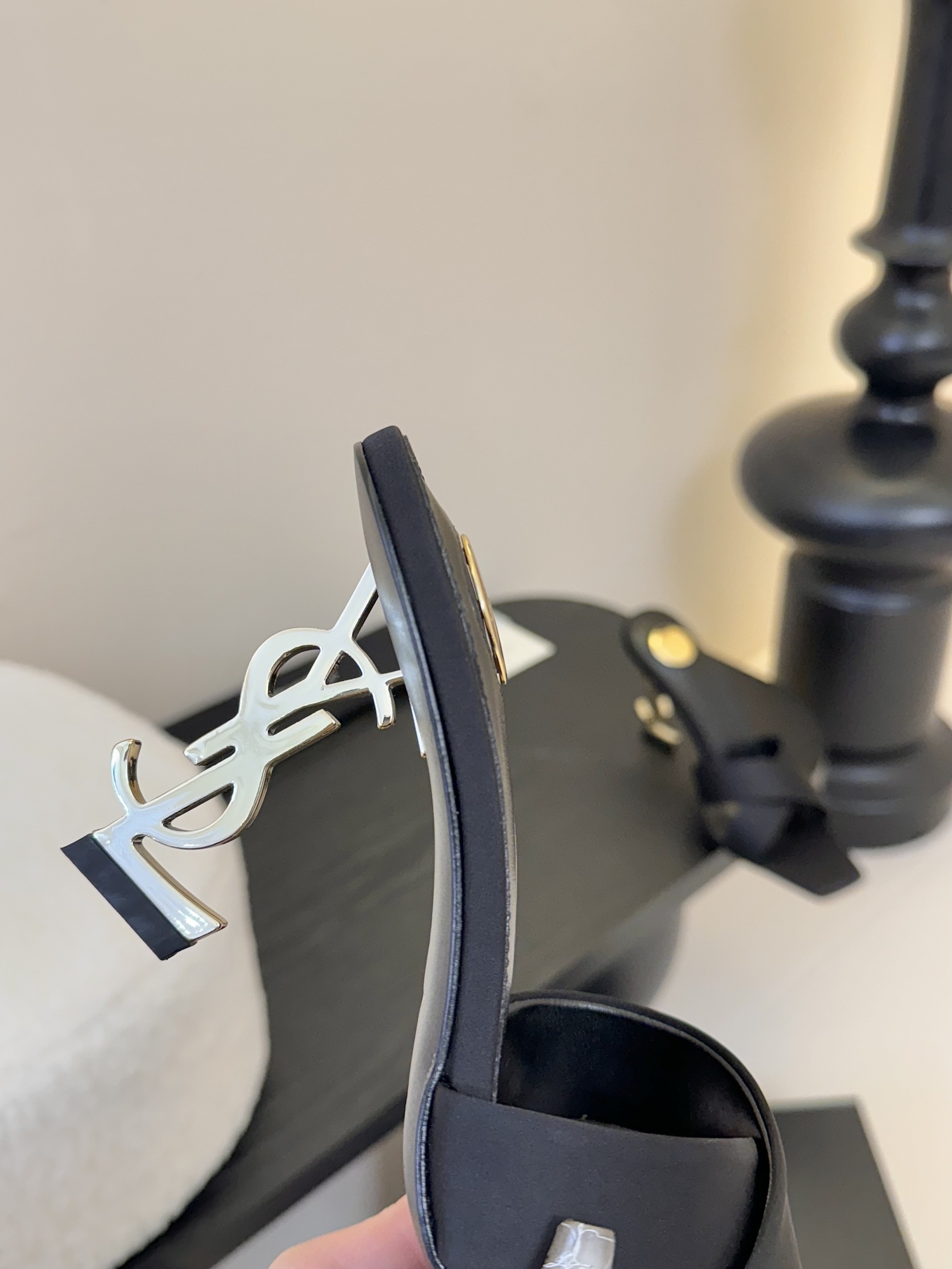 [TOP] Yves Saint Laurent YSL 25ss High-Heeled Sandals - 2 Colours