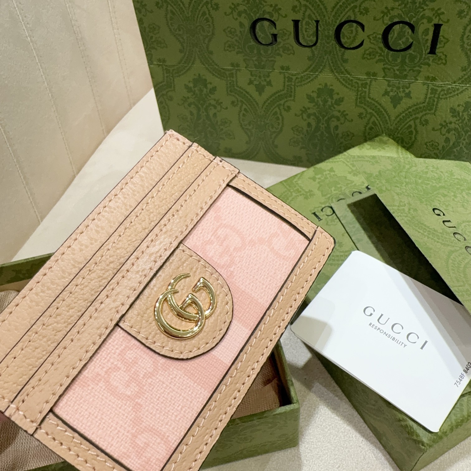 [TOP] GUCCI GG Ophidia Card Bag 10x7cm - 2 Colour