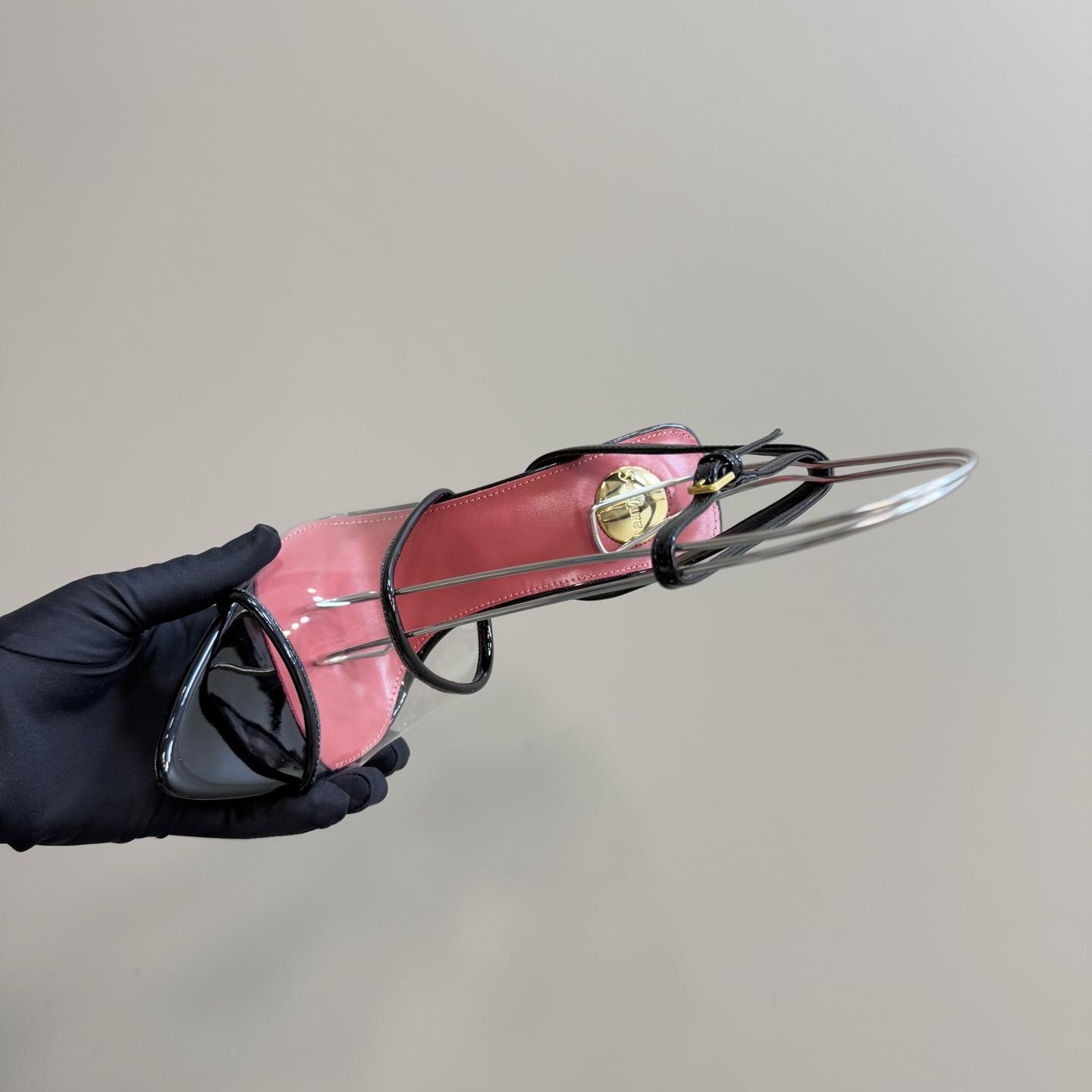 [TOP] Yves Saint Laurent YSL 25ss High Heel Sandals - Pink and Black