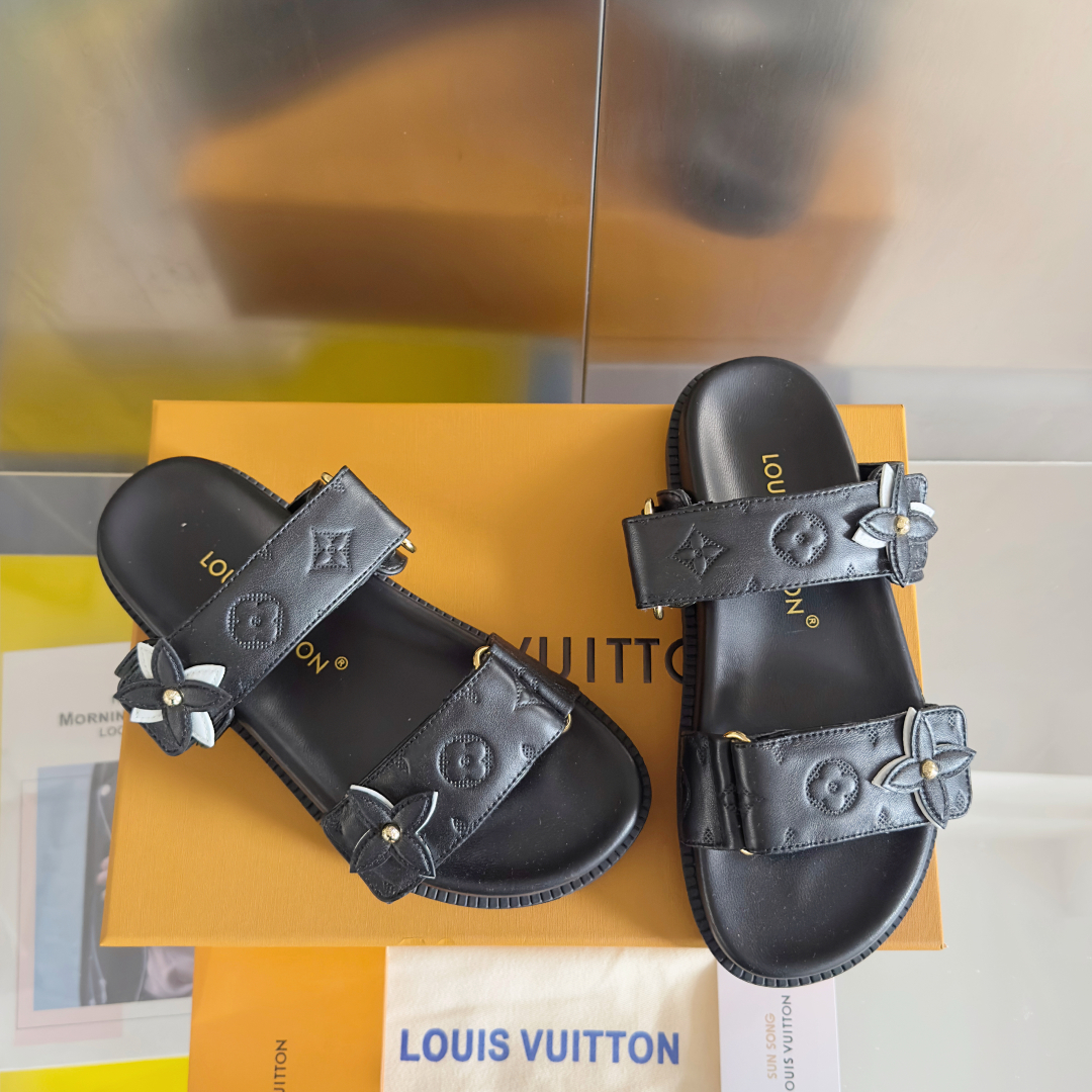 [TOP] Louis Vuitton LV BOM DIA COMFORT Sandals - 3 Colors