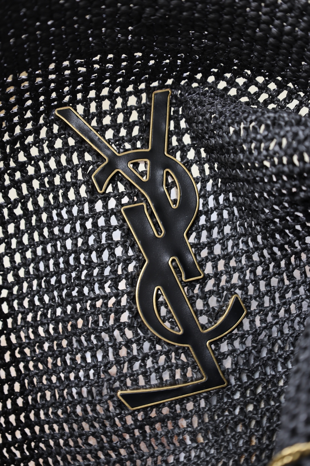 [TOP] Yves Saint Laurent YSL Icare Tote Bag - Black/Khaki