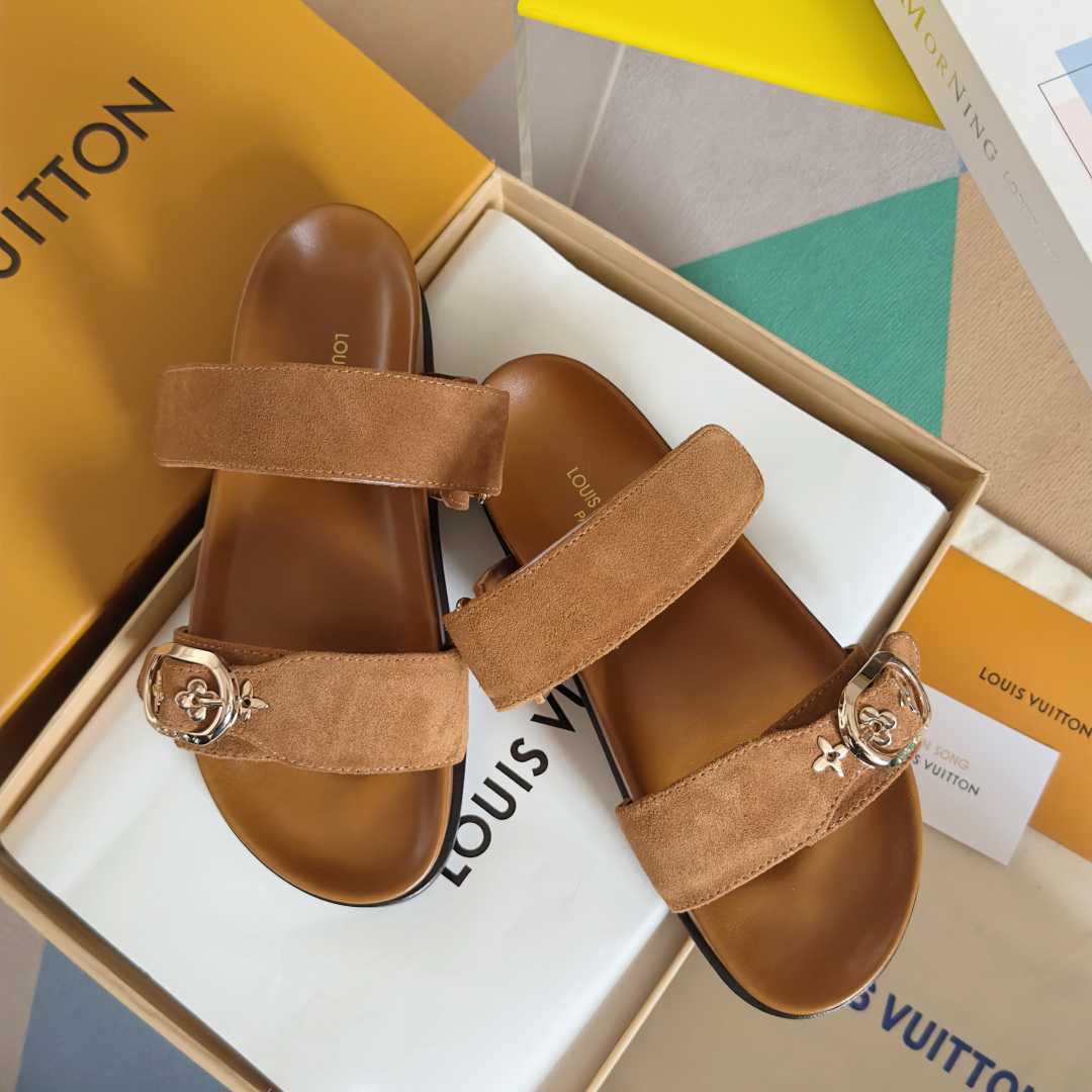 [TOP] Louis Vuitton LV BOM DIA COMFORT Sandals - 2 Colors