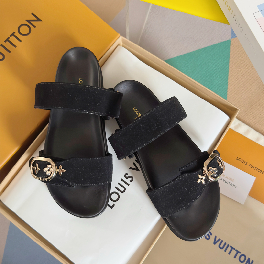 [TOP] Louis Vuitton LV BOM DIA COMFORT Sandals - 2 Colors