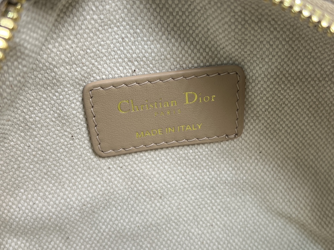 [TOP] Christian Dior Groove 16/20/25 Bag 16.5x10x8cm/20.5x13.5x12cm/25x19x16cm - Brown