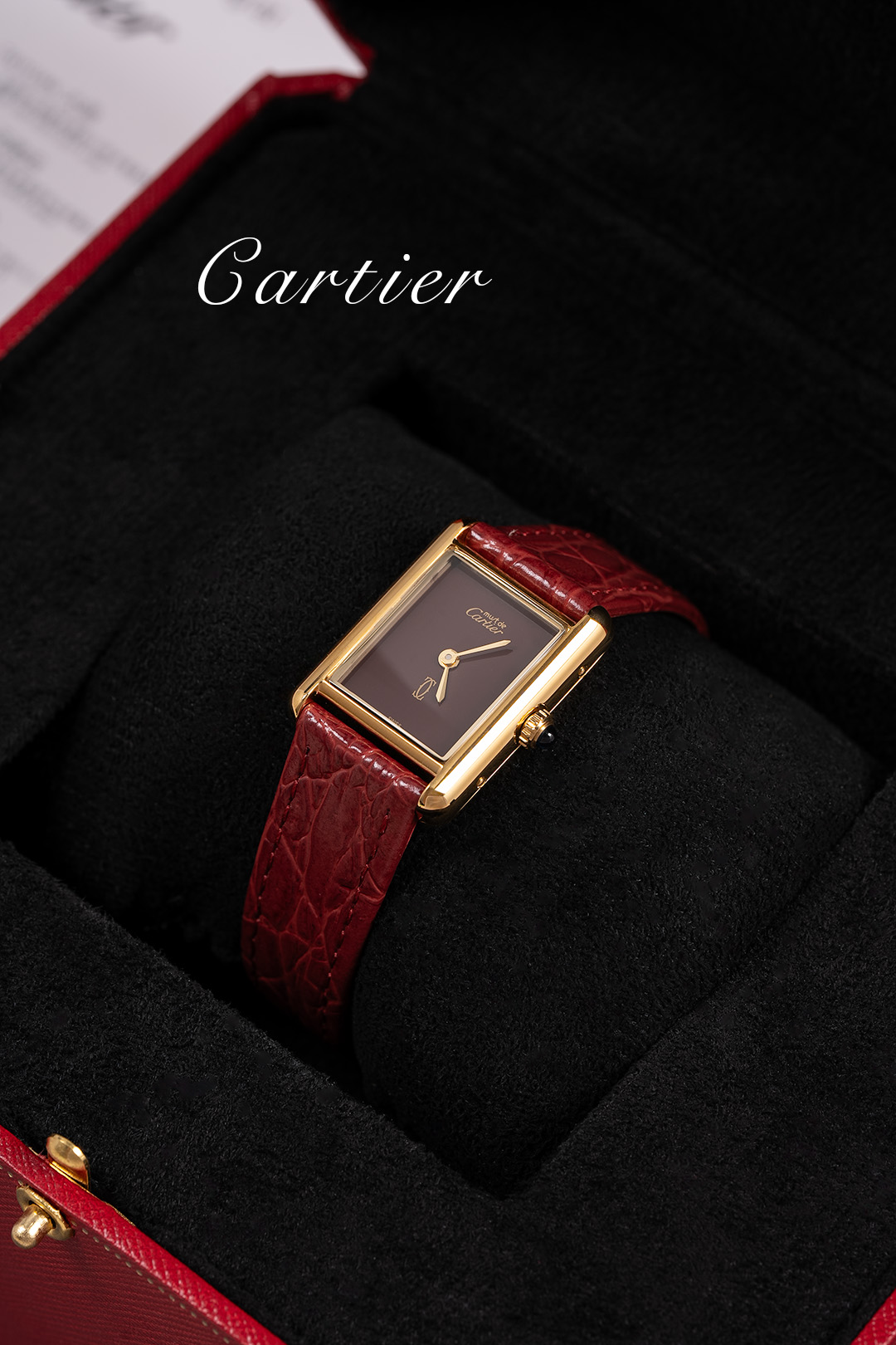 [TOP] Cartier Must De Watch 23x30mm - 2 Color