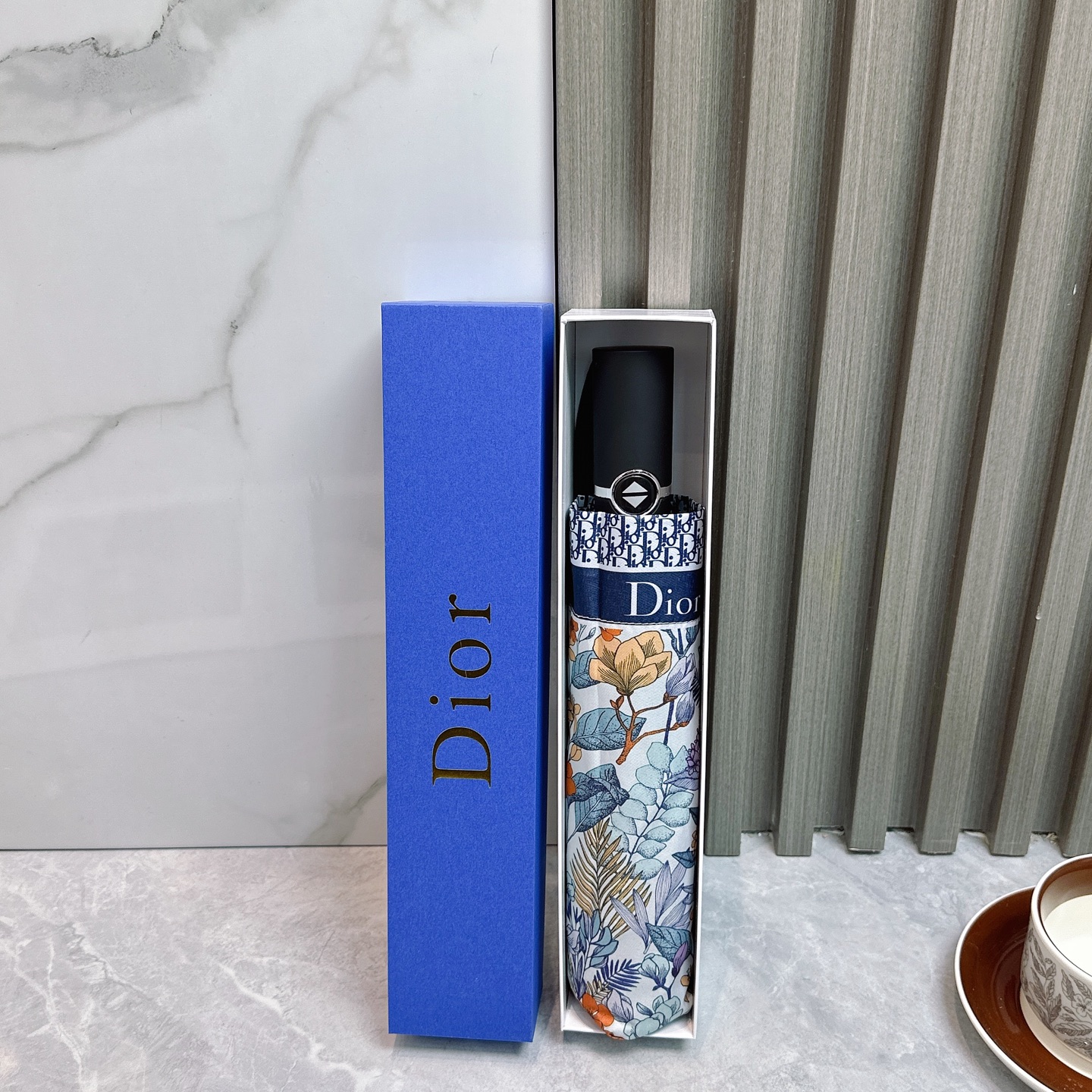 [TOP] Christian Dior Umbrella - Blue