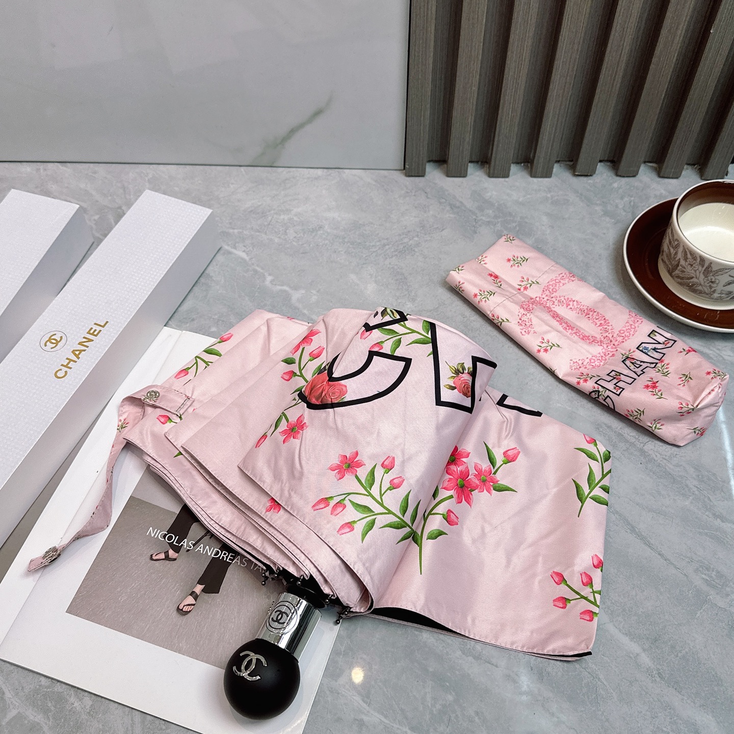 [TOP] CHANEL Umbrella - 3 Colour