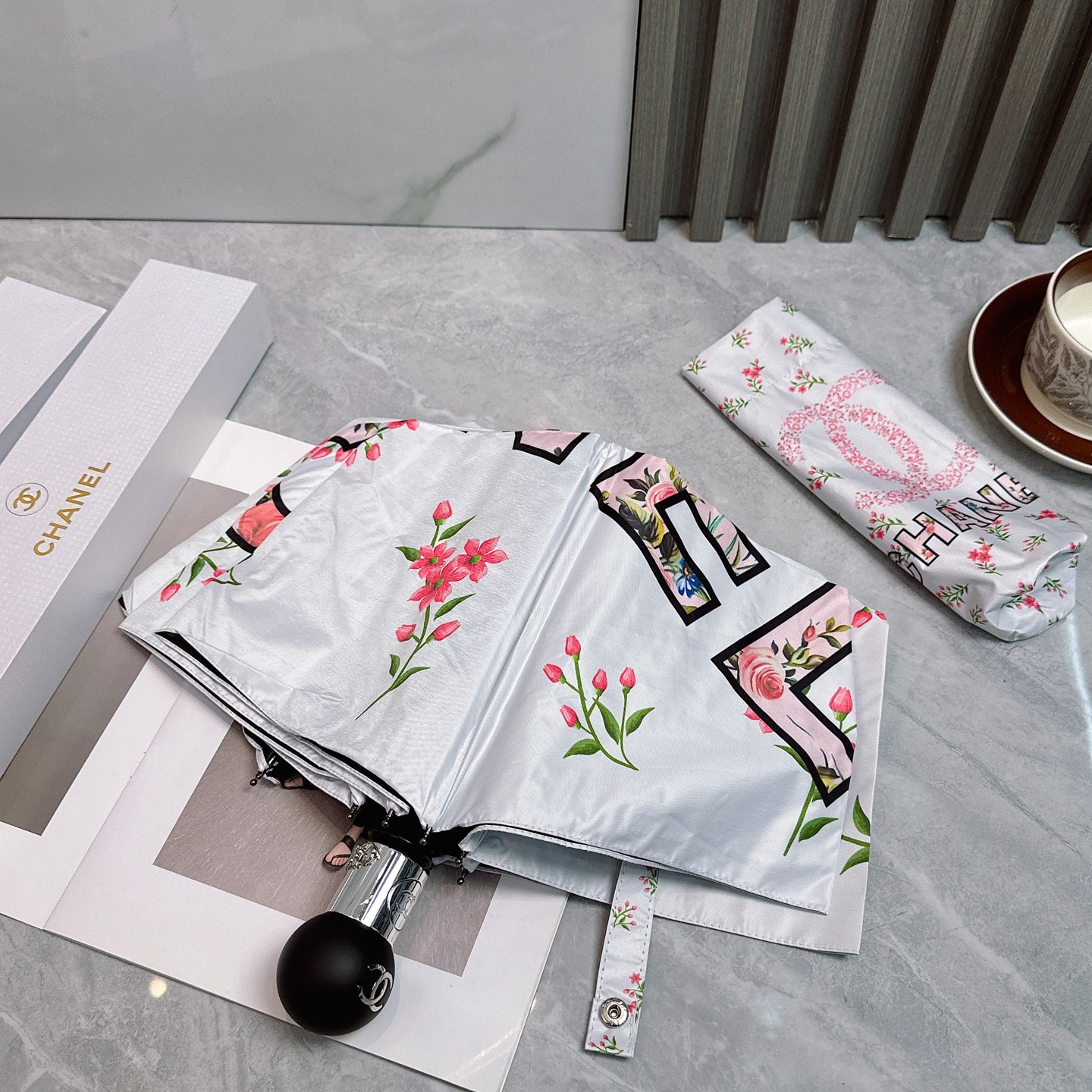 [TOP] CHANEL Umbrella - 3 Colour