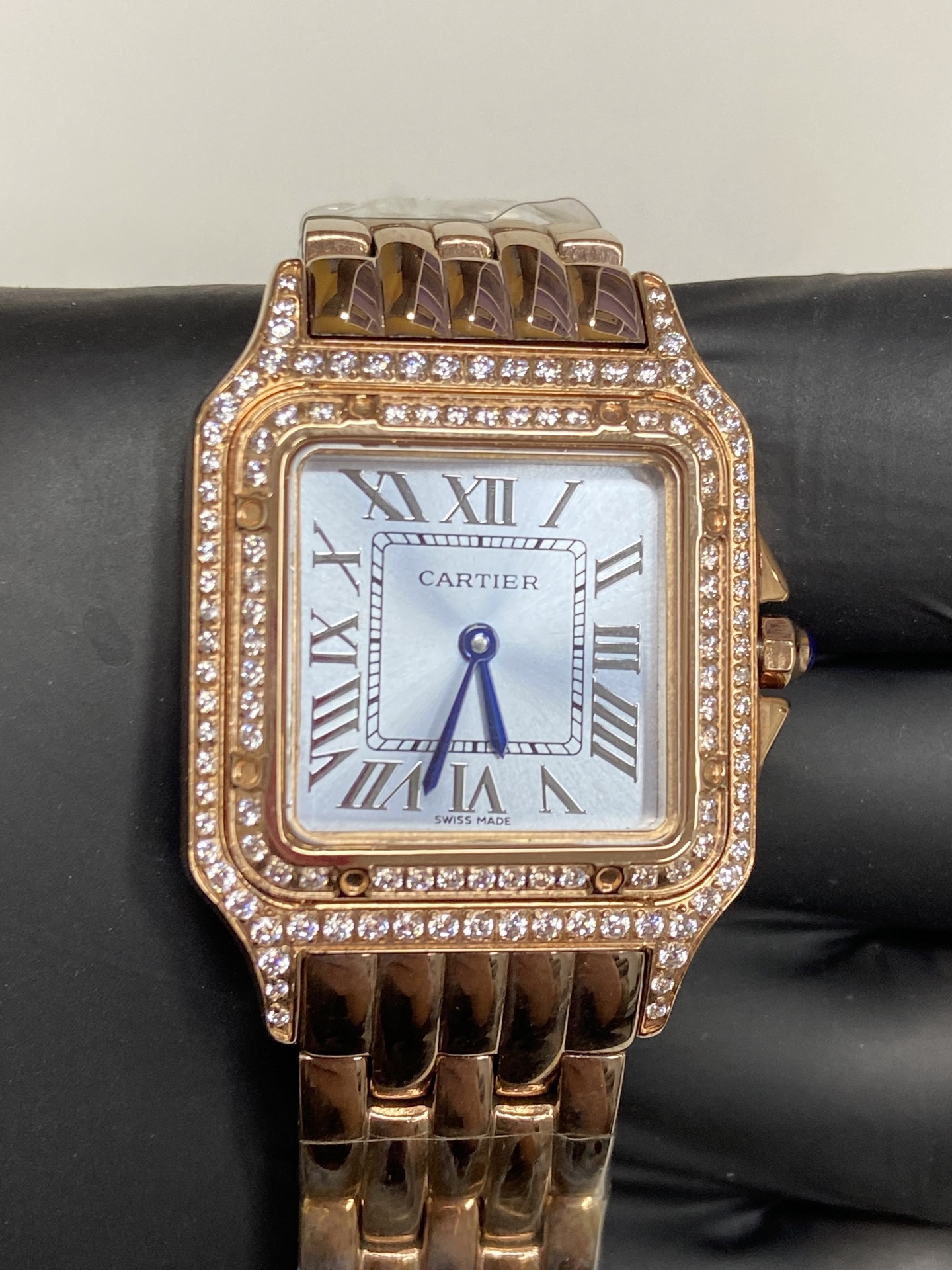 [TOP] Cartier Panthère de Cartier Double Diamonds Watch - Gold