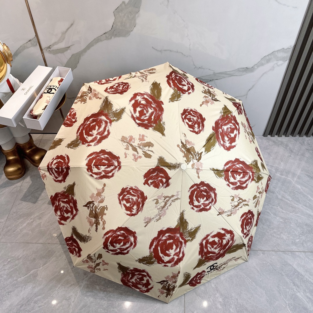 [TOP] CHANEL Umbrella - Beige