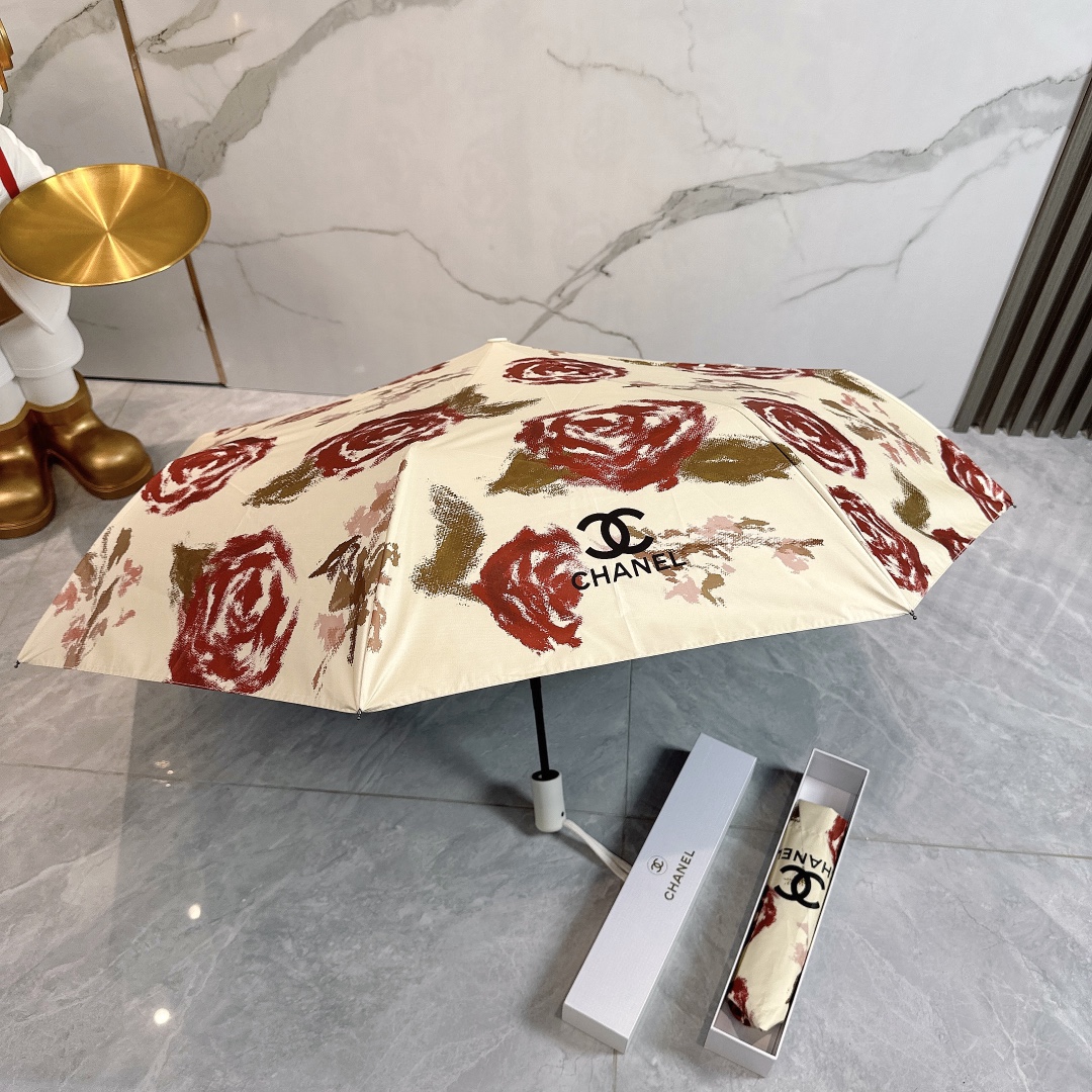 [TOP] CHANEL Umbrella - Beige