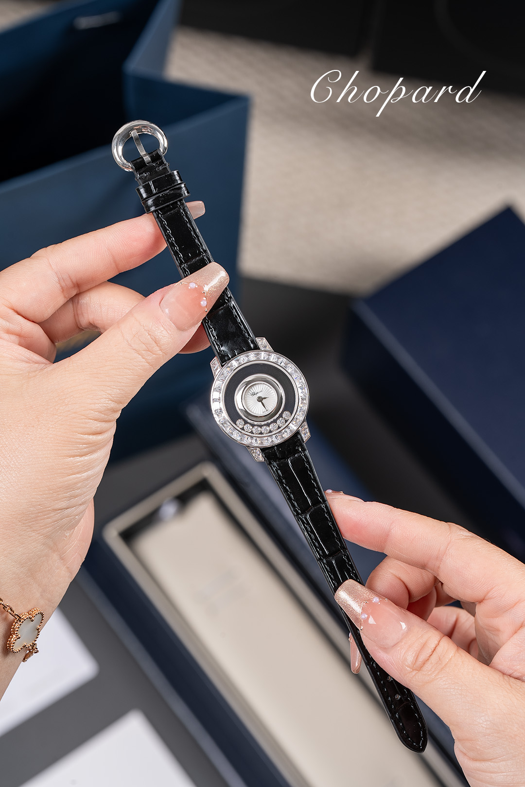 [TOP] Chopard HAPPY DIAMONDS Watch  - 2 Color