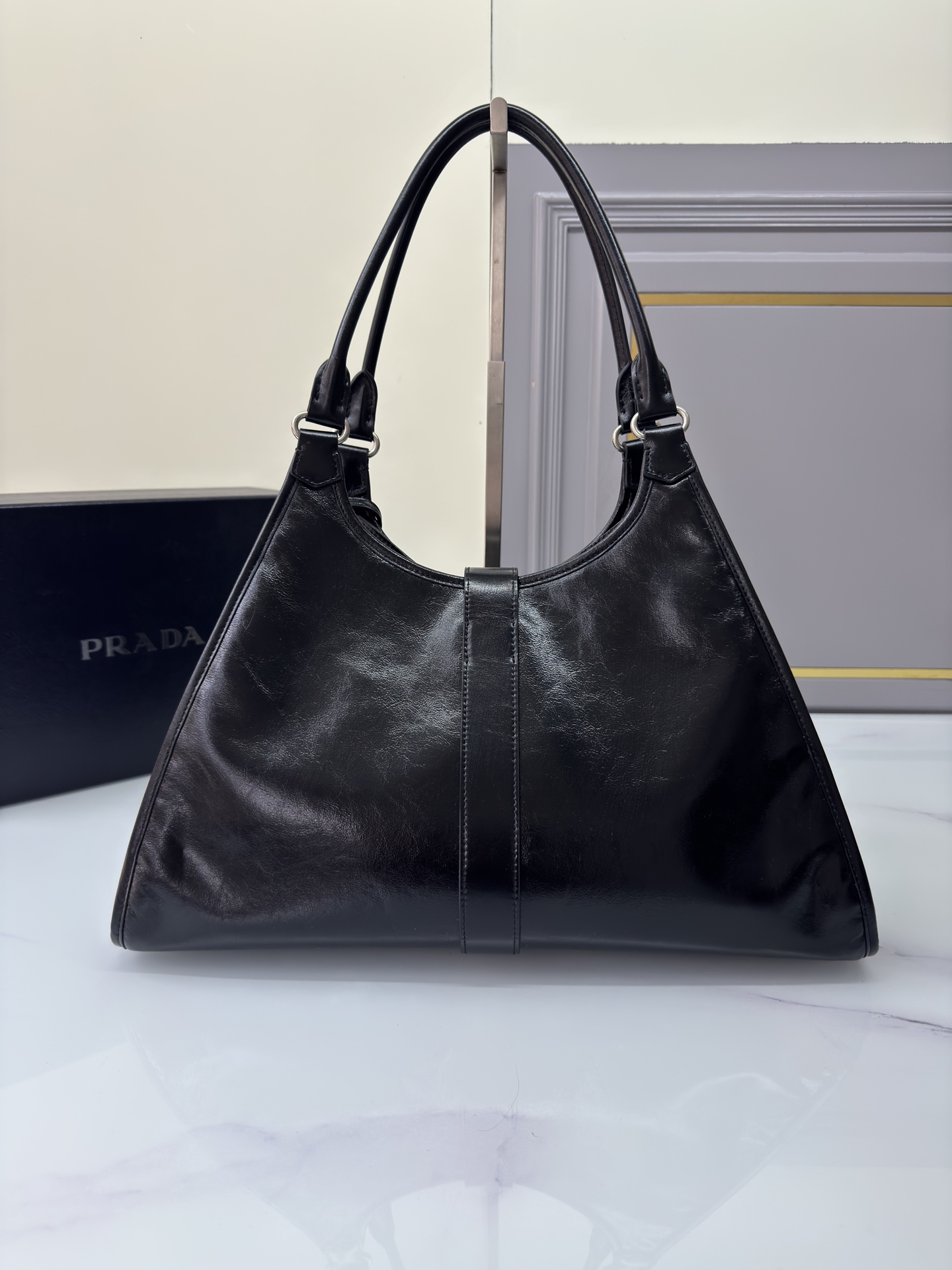 [TOP] PRADA Handbag Oil Wax 39*24.5*14cm - 3 Colour