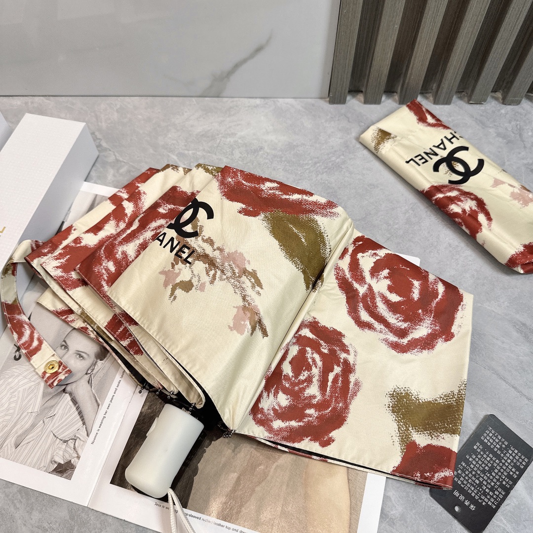 [TOP] CHANEL Umbrella - Beige