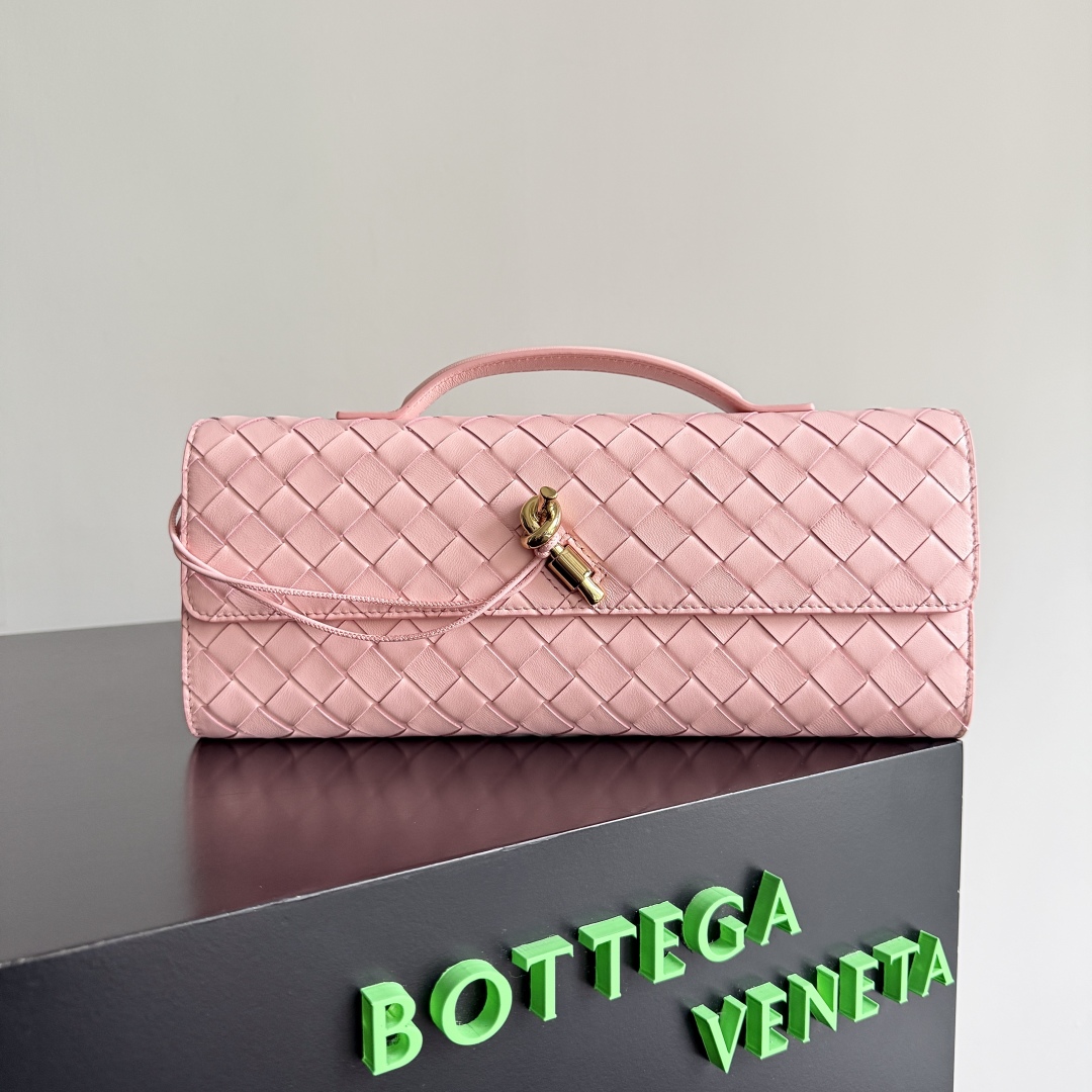 [TOP] Bottega Veneta BV Andiamo Versatile Bag 31*13*3cm - Pink