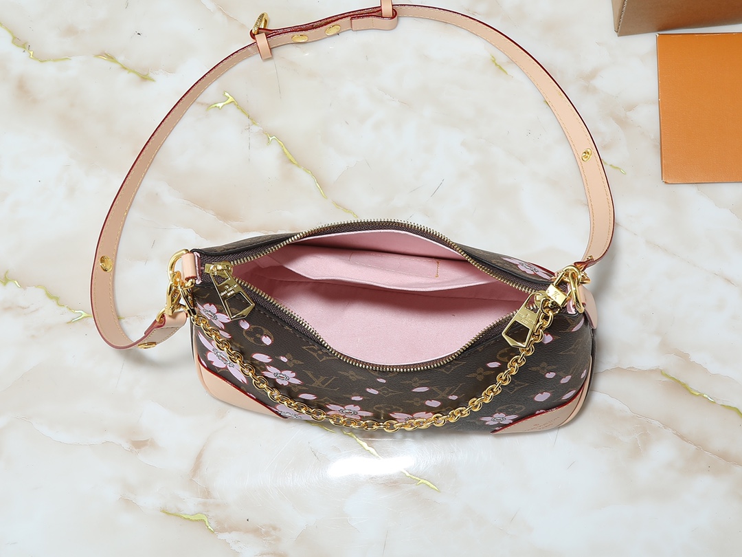 [TOP] Louis Vuitton LV Odeon Monogram Bag 27x16x10cm - Brown