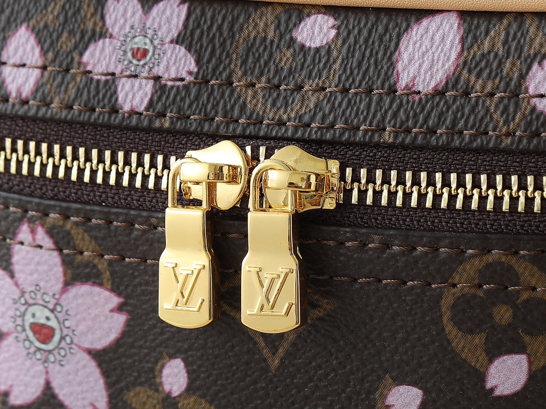 [TOP] Louis Vuitton LV Cherry Blossom Vanity Case 20x13.5x12cm - Brown
