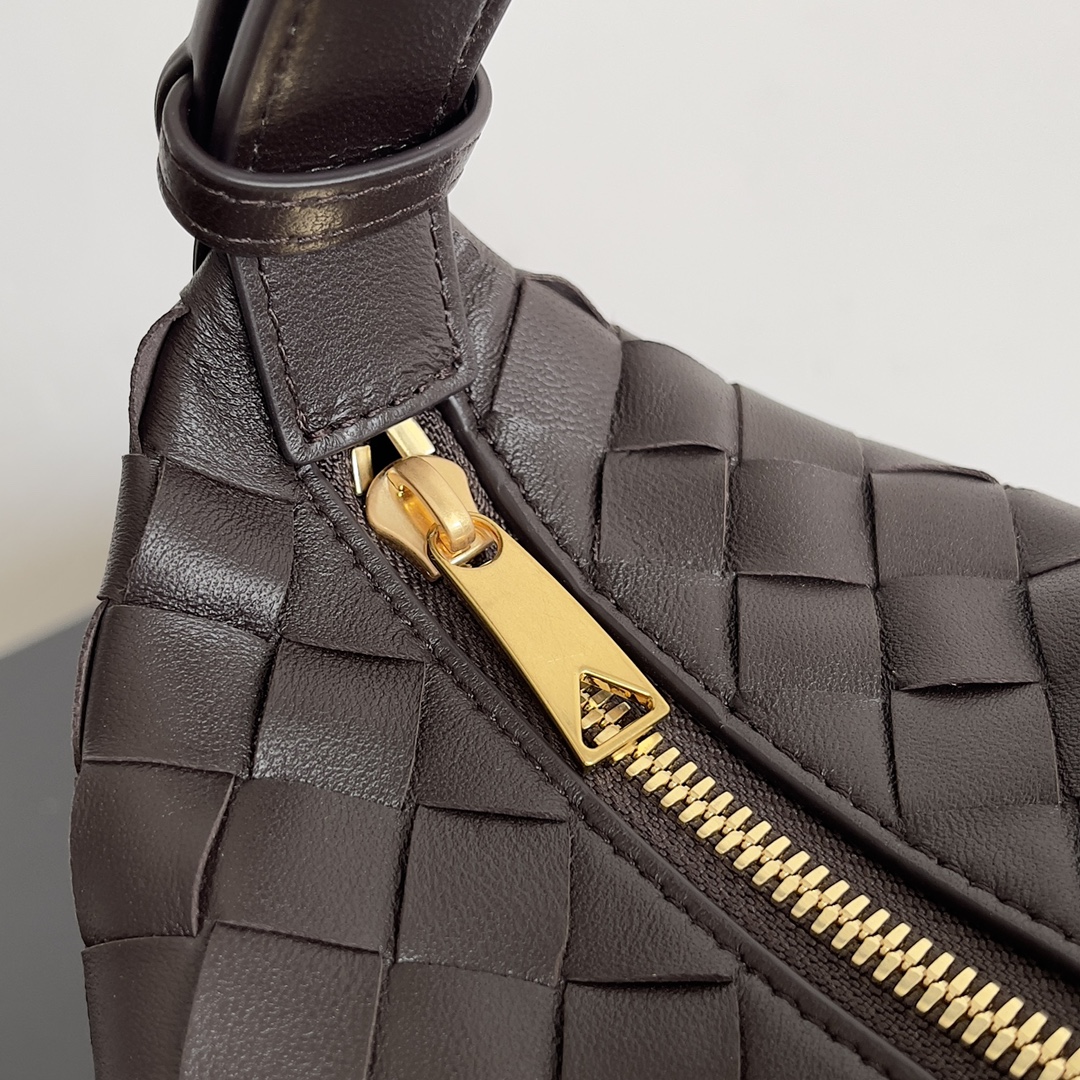 [TOP] Bottega Veneta BV Nappa Bag Lambskin 22x13x9cm - Brown