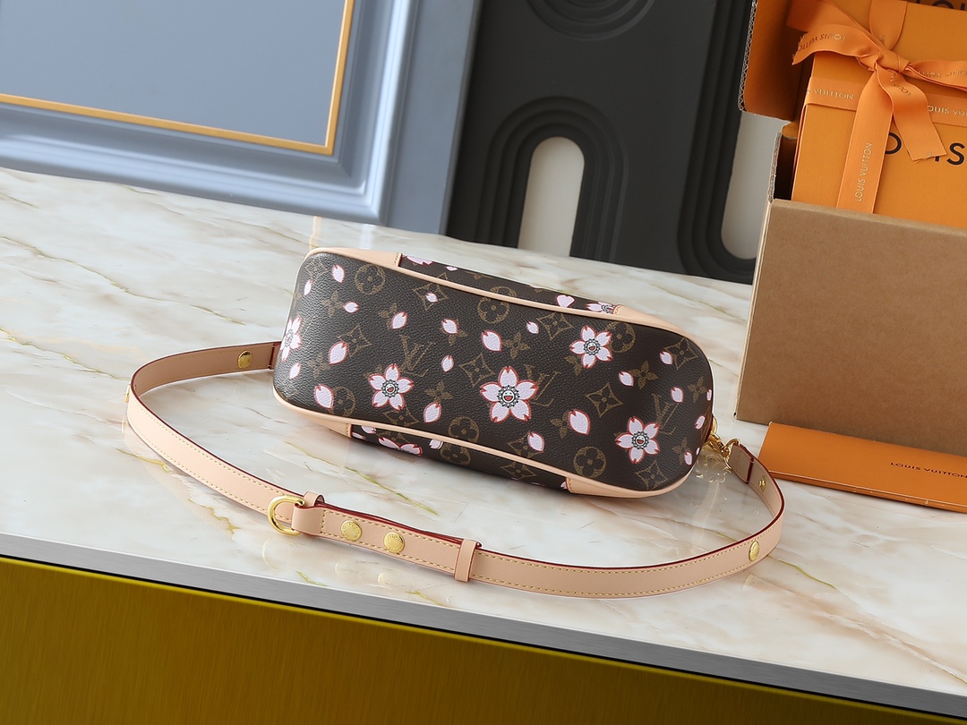 [TOP] Louis Vuitton LV Odeon Monogram Bag 27x16x10cm - Brown