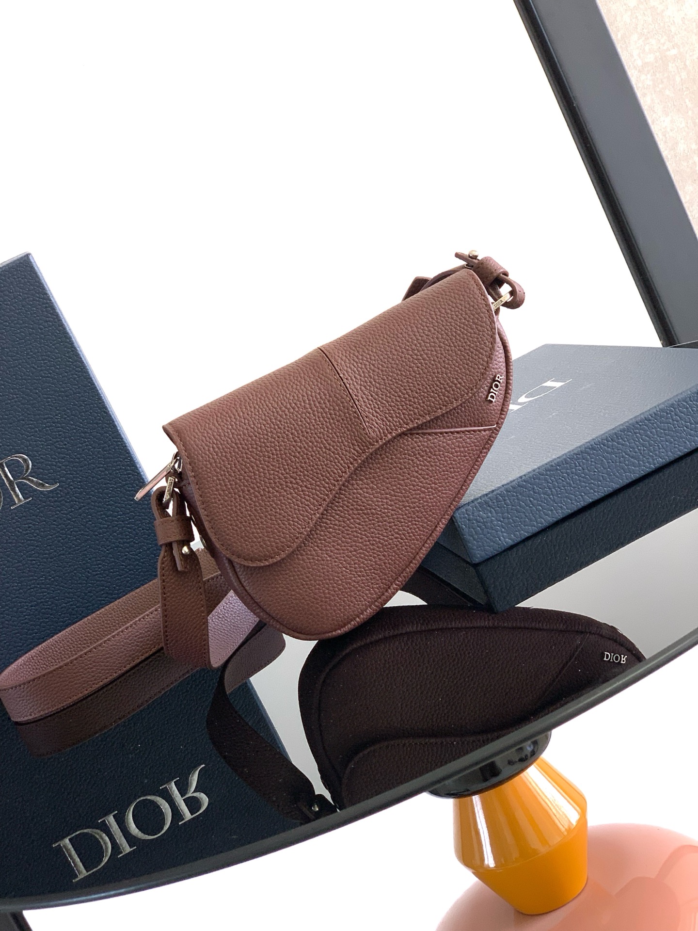 [TOP] Christian Dior Men's Saddle  Bag 19.5 x 15 x 5.5 cm - 2 Colors