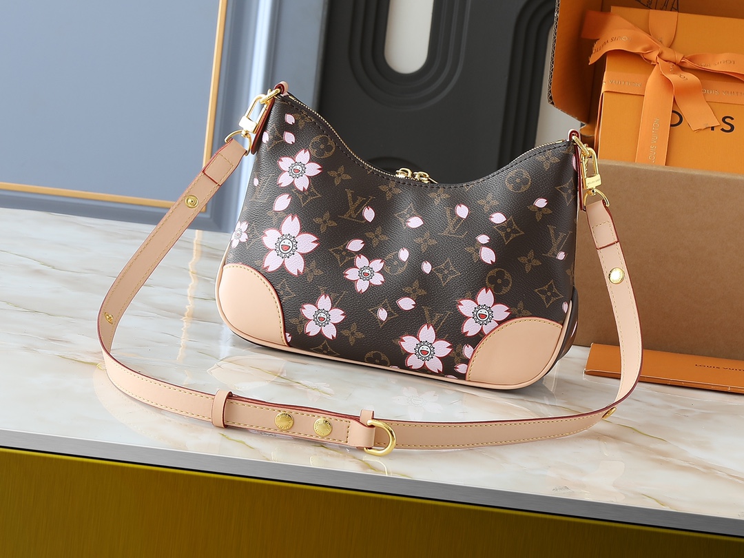 [TOP] Louis Vuitton LV Odeon Monogram Bag 27x16x10cm - Brown