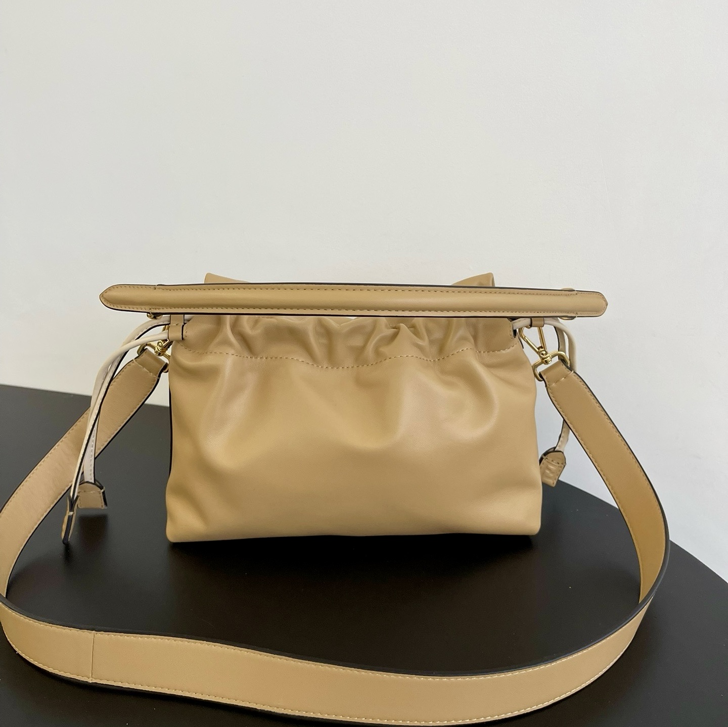 [TOP] FENDI Mamma Baguette Bag 26.5x8.5x18cm - Khaki