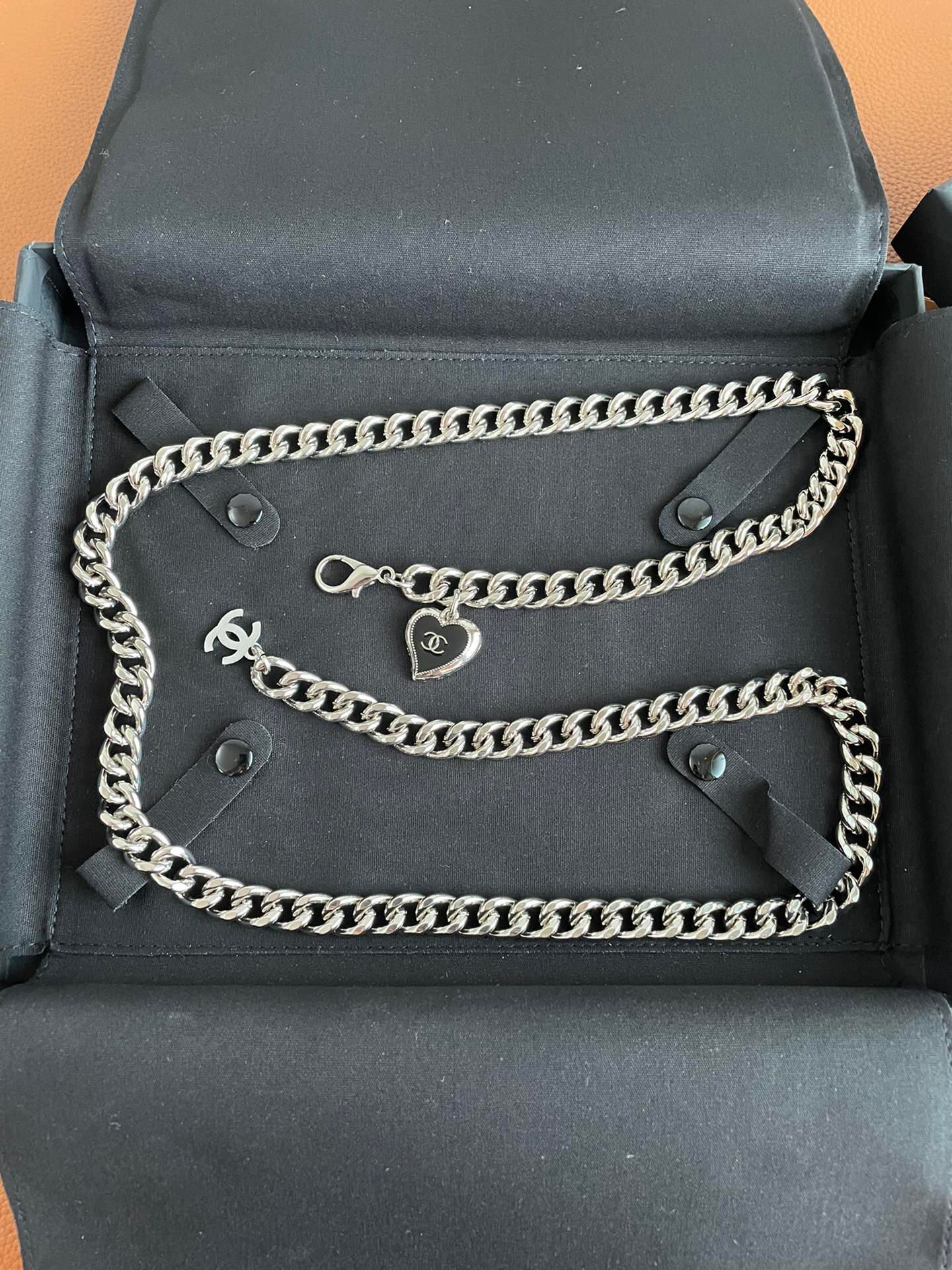[TOP] CHANEL Waist Chain - Silver