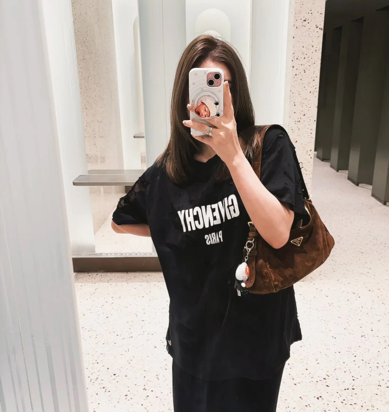 Only One [TOP] Givenchy Men's/Women's Printed T-shirt - White - No refund or exchange