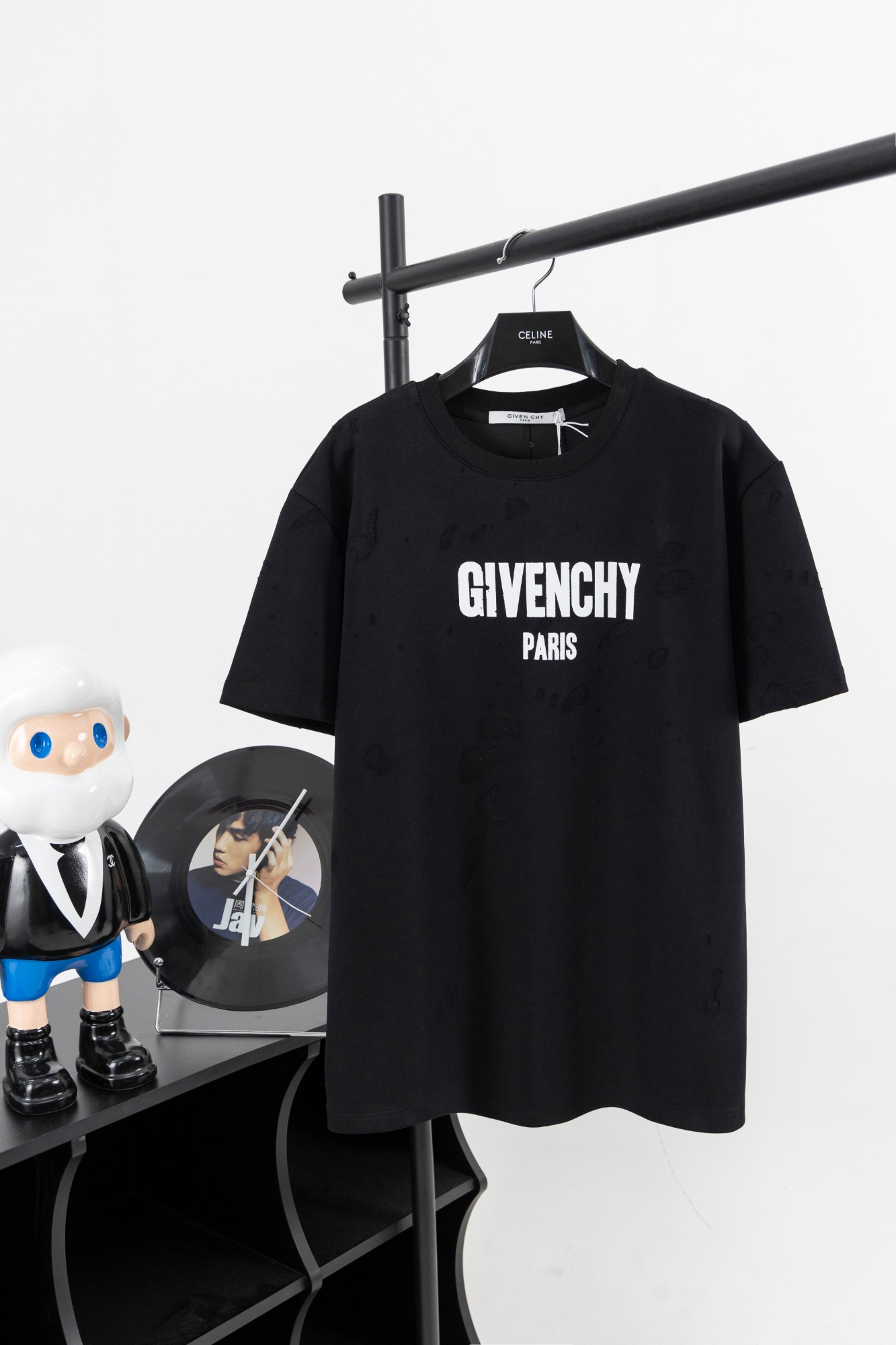 Only One [TOP] Givenchy Men's/Women's Printed T-shirt - White - No refund or exchange
