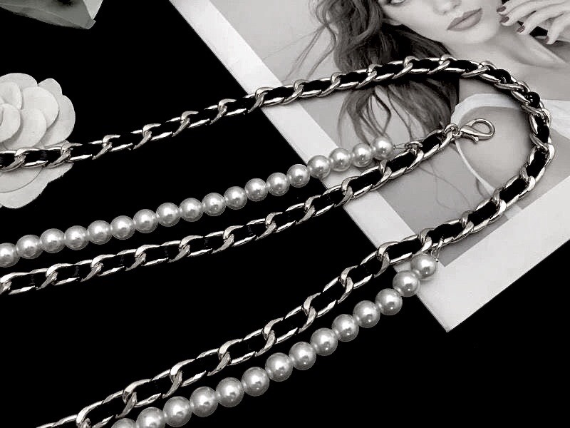 [TOP] CHANEL Pearl Waist Chain - 2 Colour