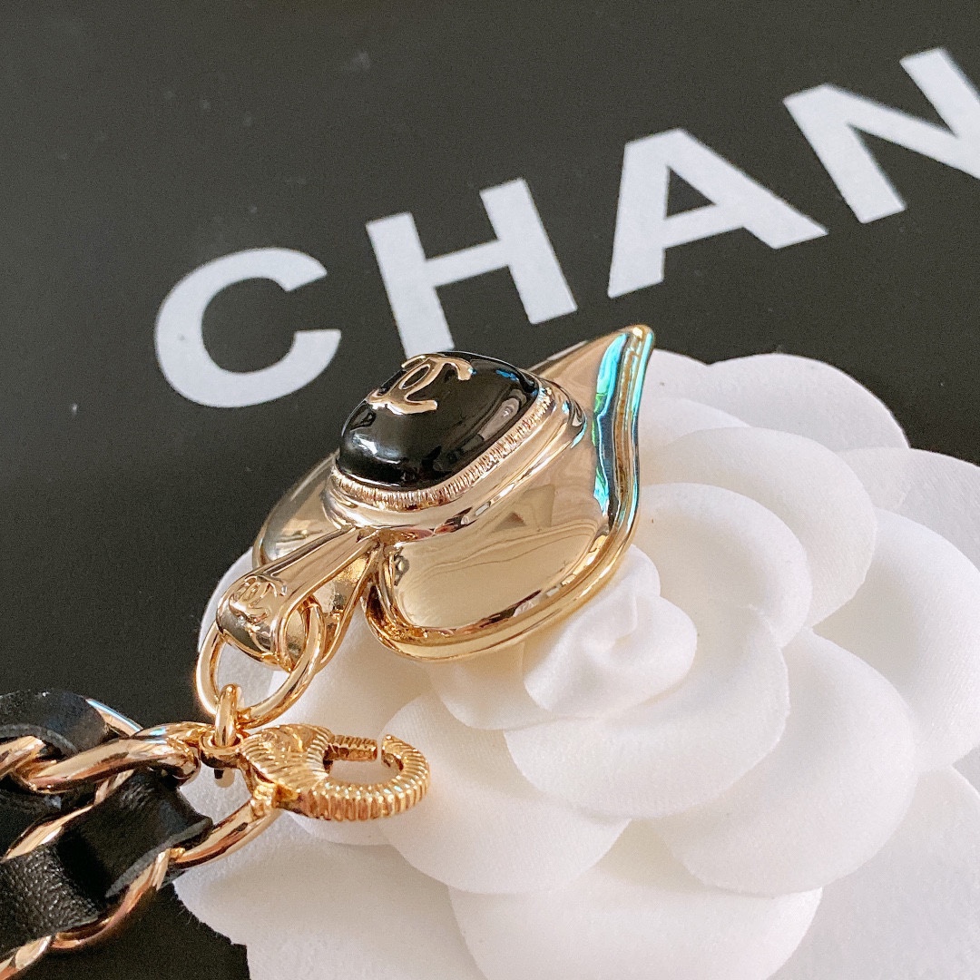 [TOP] CHANEL Waist Chain - Rose Gold