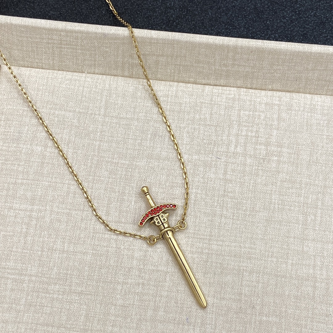 [TOP] BALENCIAGA BB Necklace-3 Colors